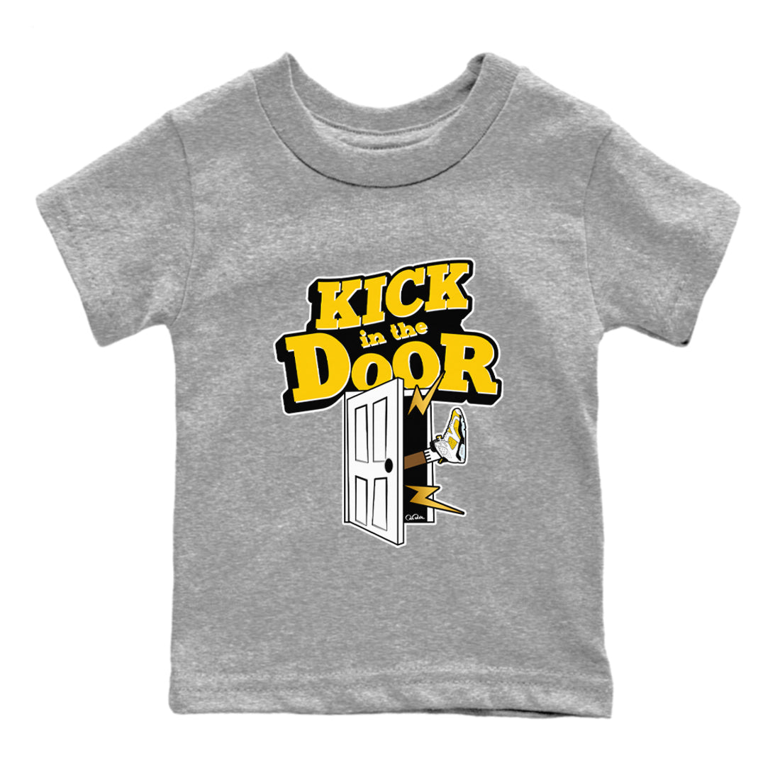 Kick In The Door snkmatch Tee Kids - Air Jordan 6 Yellow Ochre