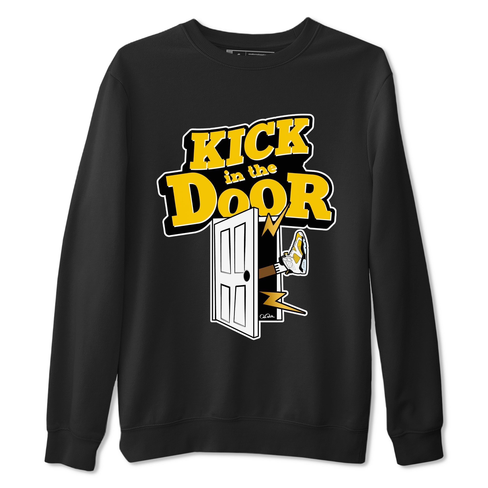 Kick In The Door snkmatch Tee - Air Jordan 6 Yellow Ochre