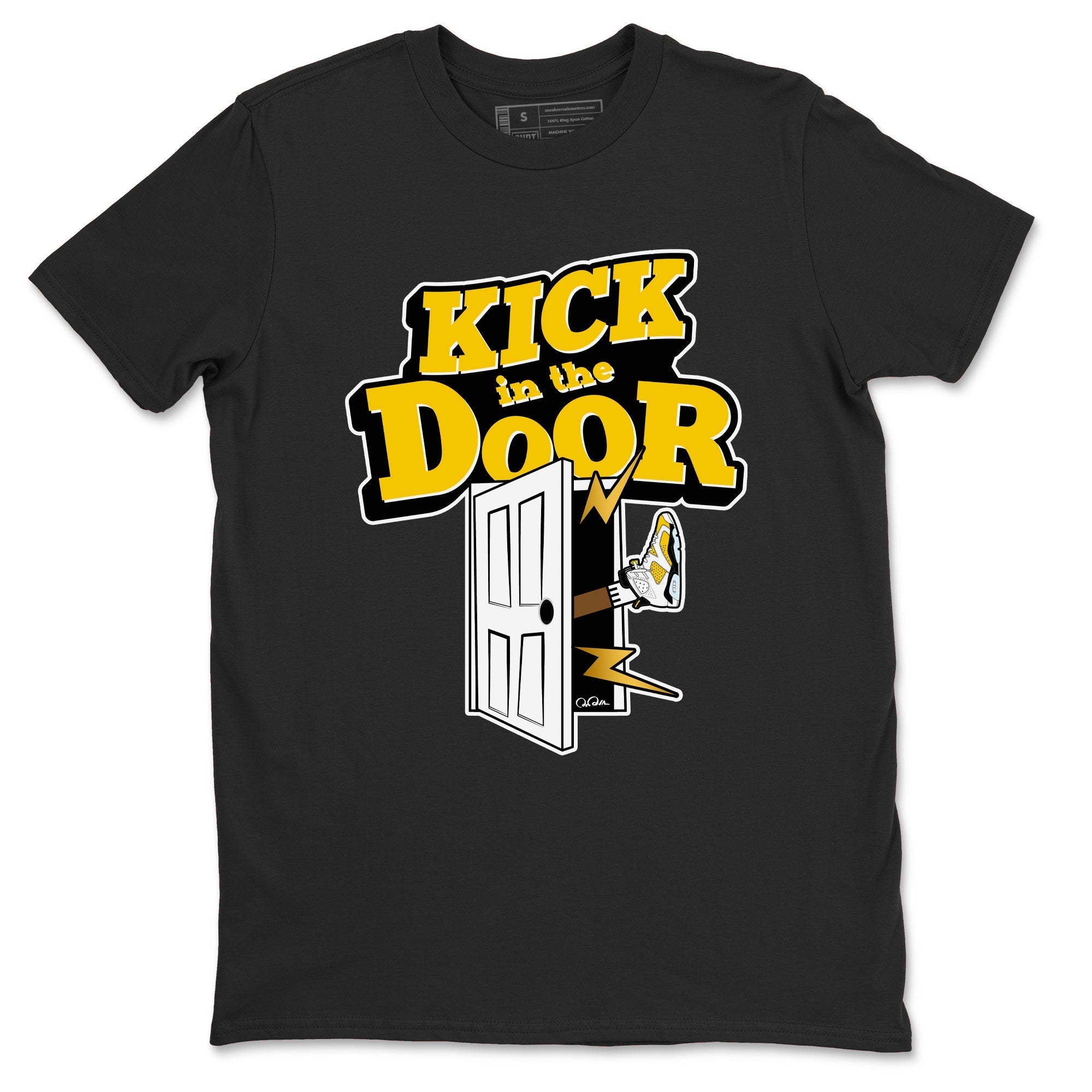 Kick In The Door snkmatch Tee - Air Jordan 6 Yellow Ochre