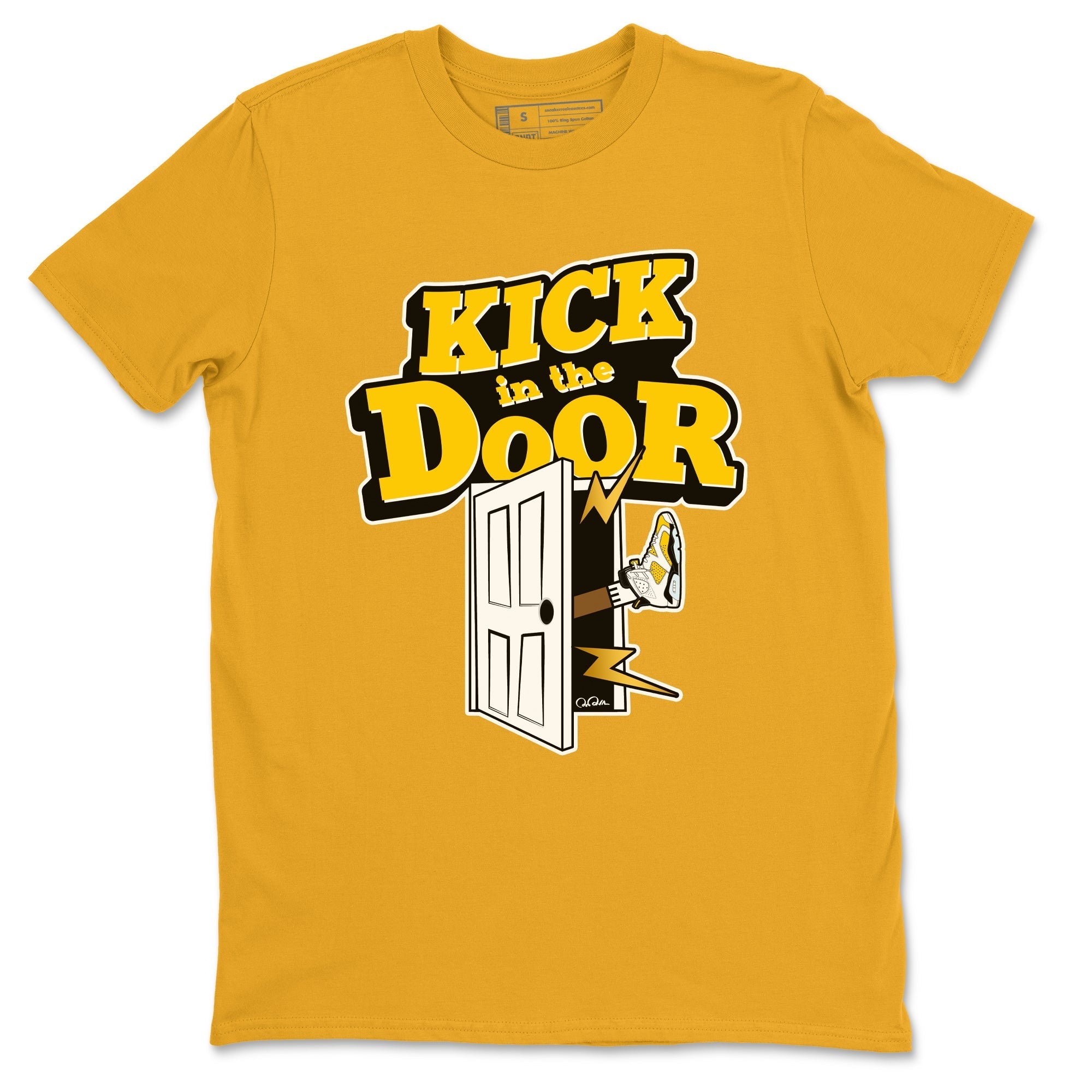 Kick In The Door snkmatch Tee - Air Jordan 6 Yellow Ochre