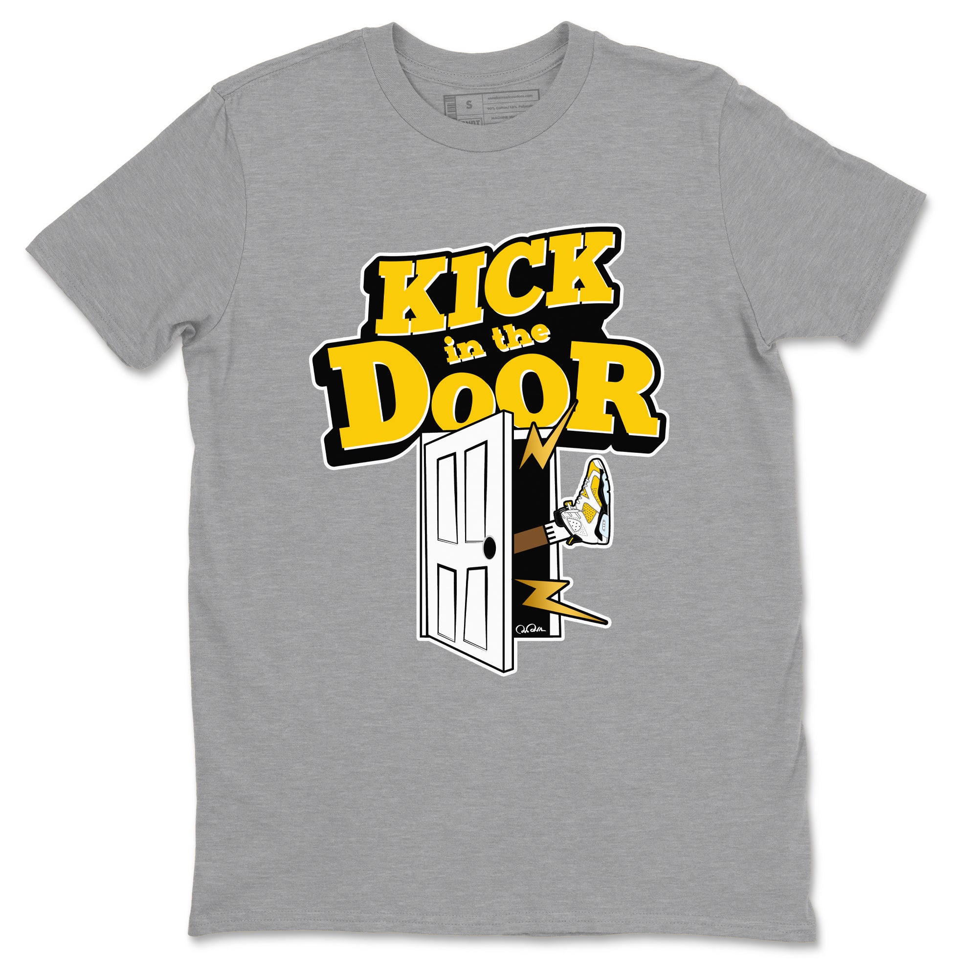 Kick In The Door snkmatch Tee - Air Jordan 6 Yellow Ochre