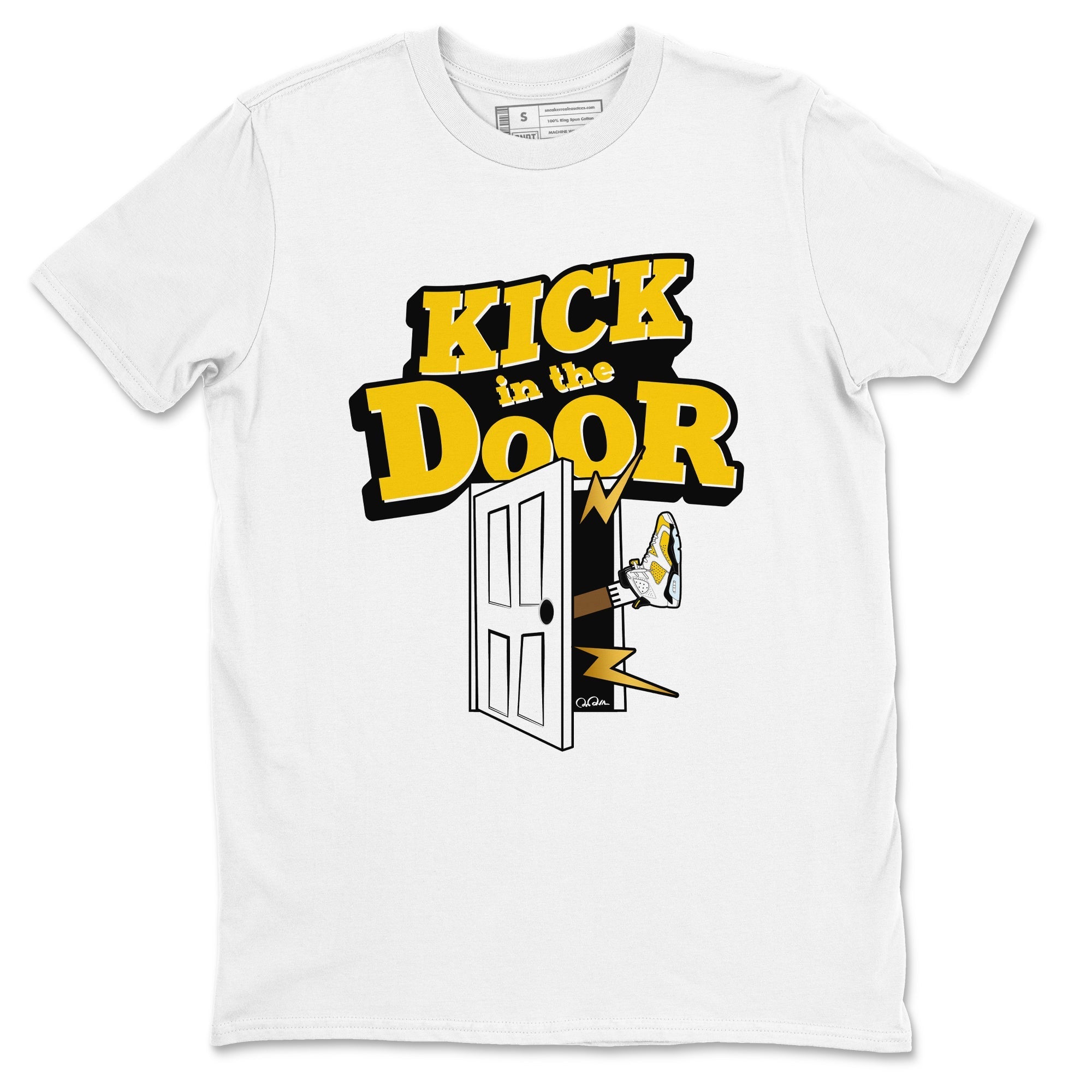 Kick In The Door snkmatch Tee - Air Jordan 6 Yellow Ochre