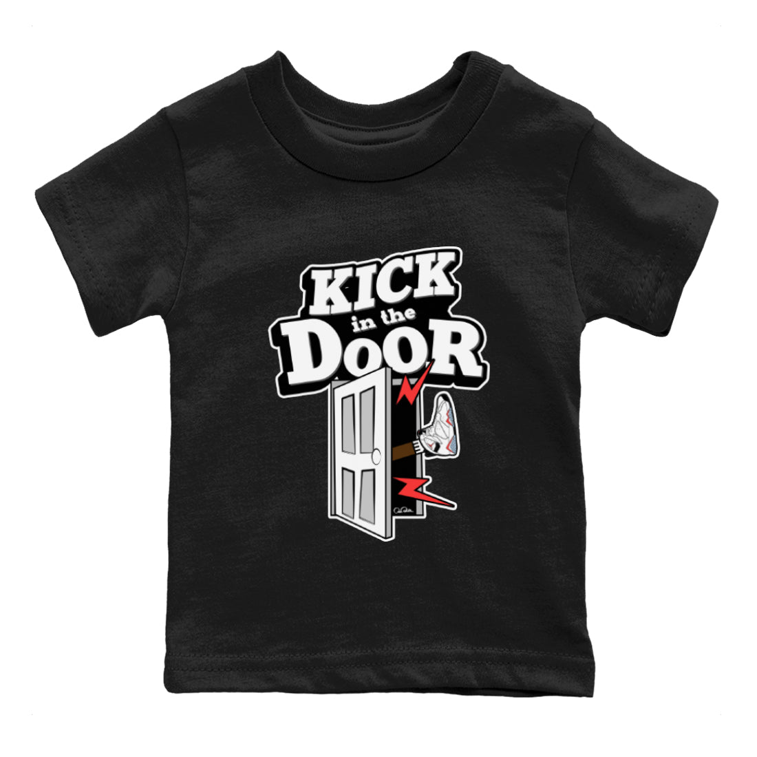 Kick In The Door Kids Tops - Air Jordan 7 White Infrared
