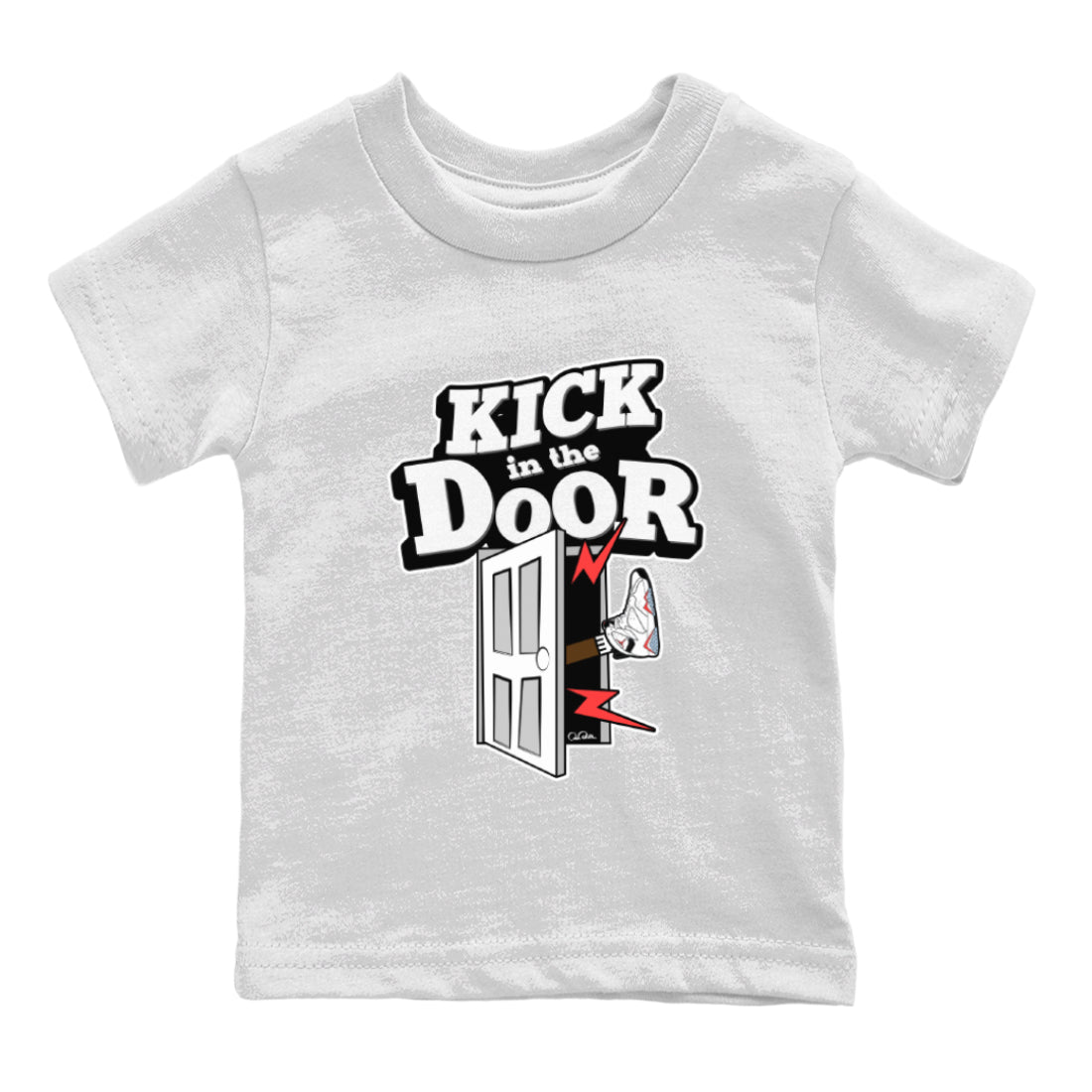 Kick In The Door Kids Tops - Air Jordan 7 White Infrared