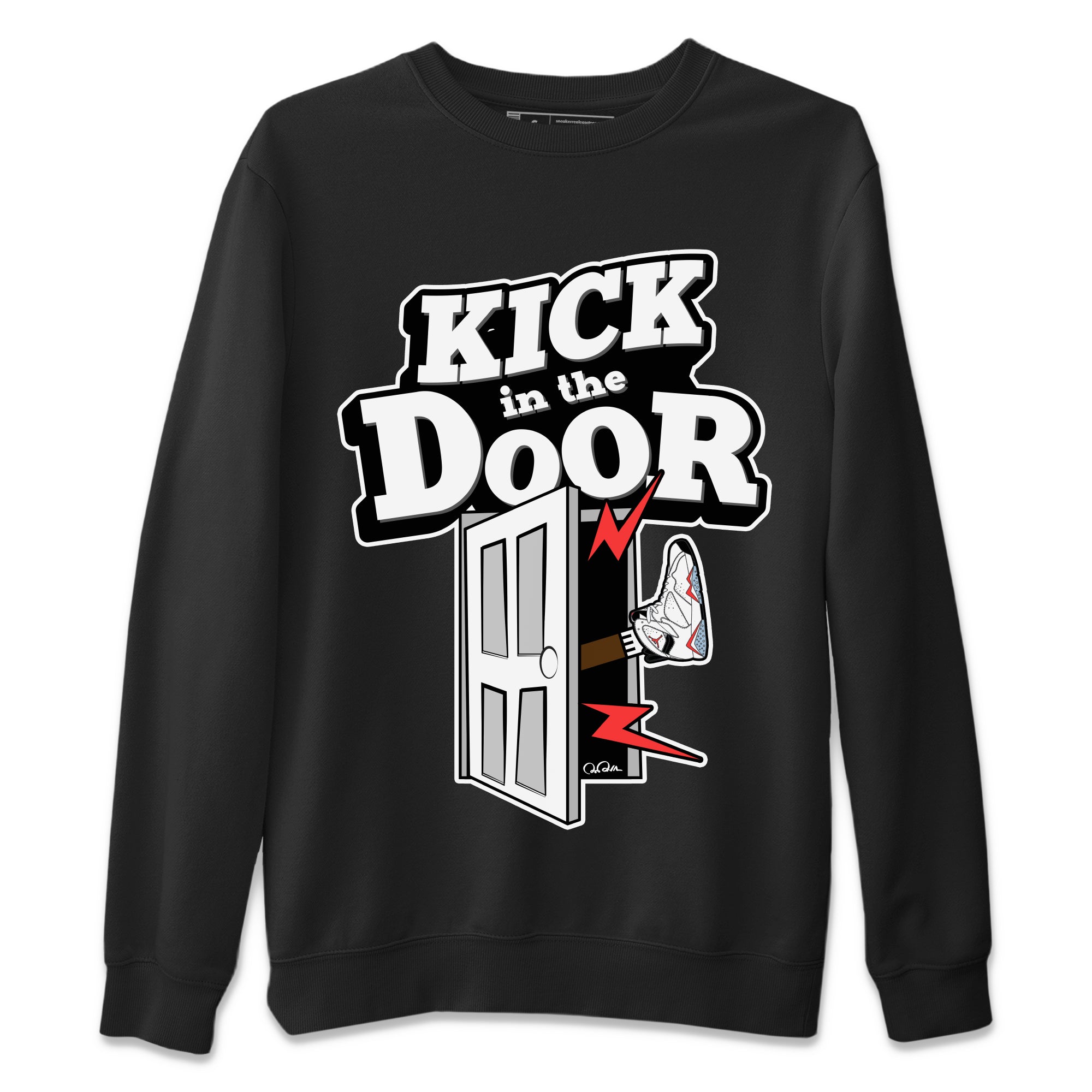 Kick In The Door Unisex Tops - Air Jordan 7 White Infrared