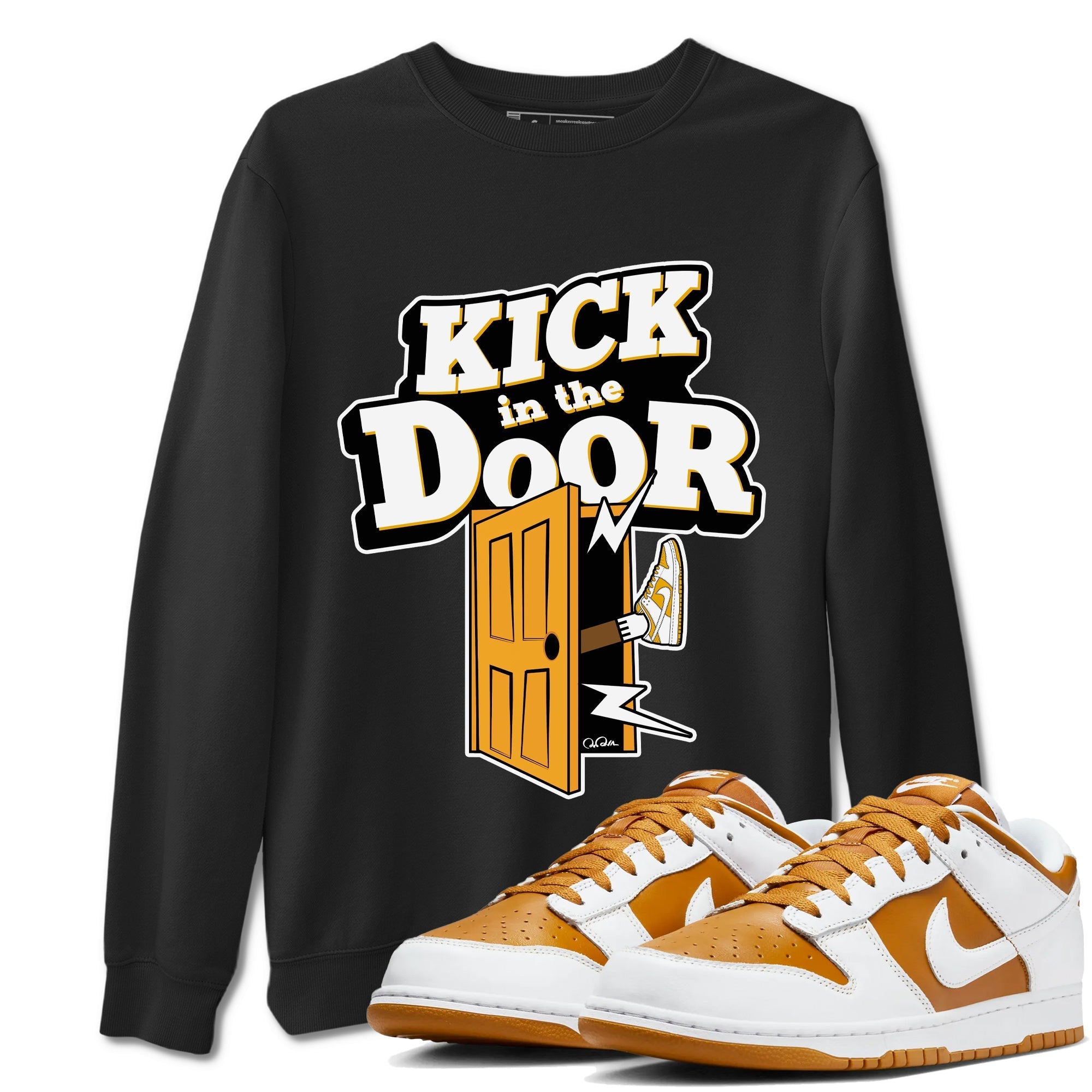 Kick In The Door snkmatch Tees - Dunk Dark Curry