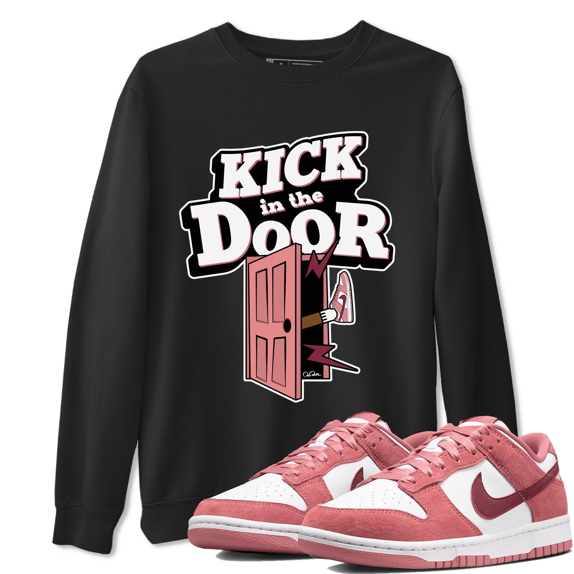 Kick In The Door snkmatch Tee - Dunk Valentines Day 2024