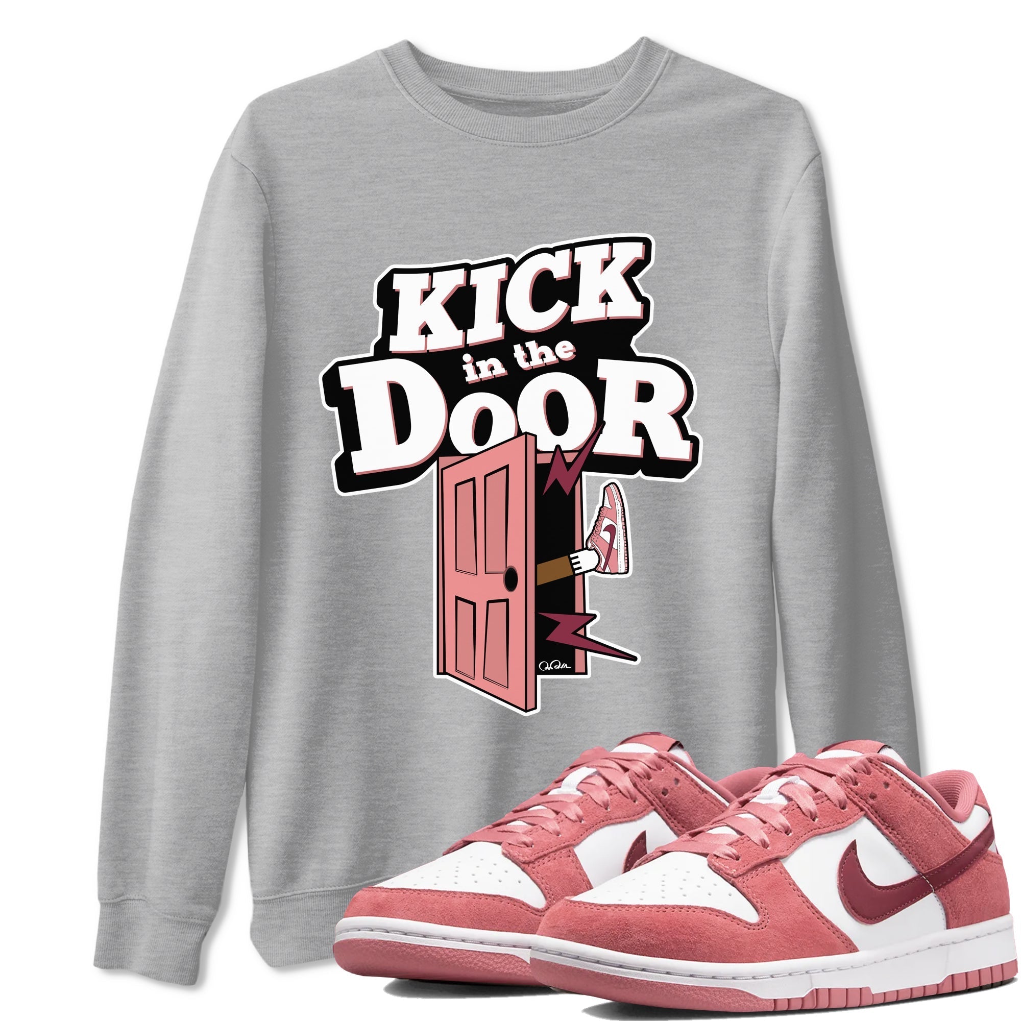 Kick In The Door snkmatch Tee - Dunk Valentines Day 2024