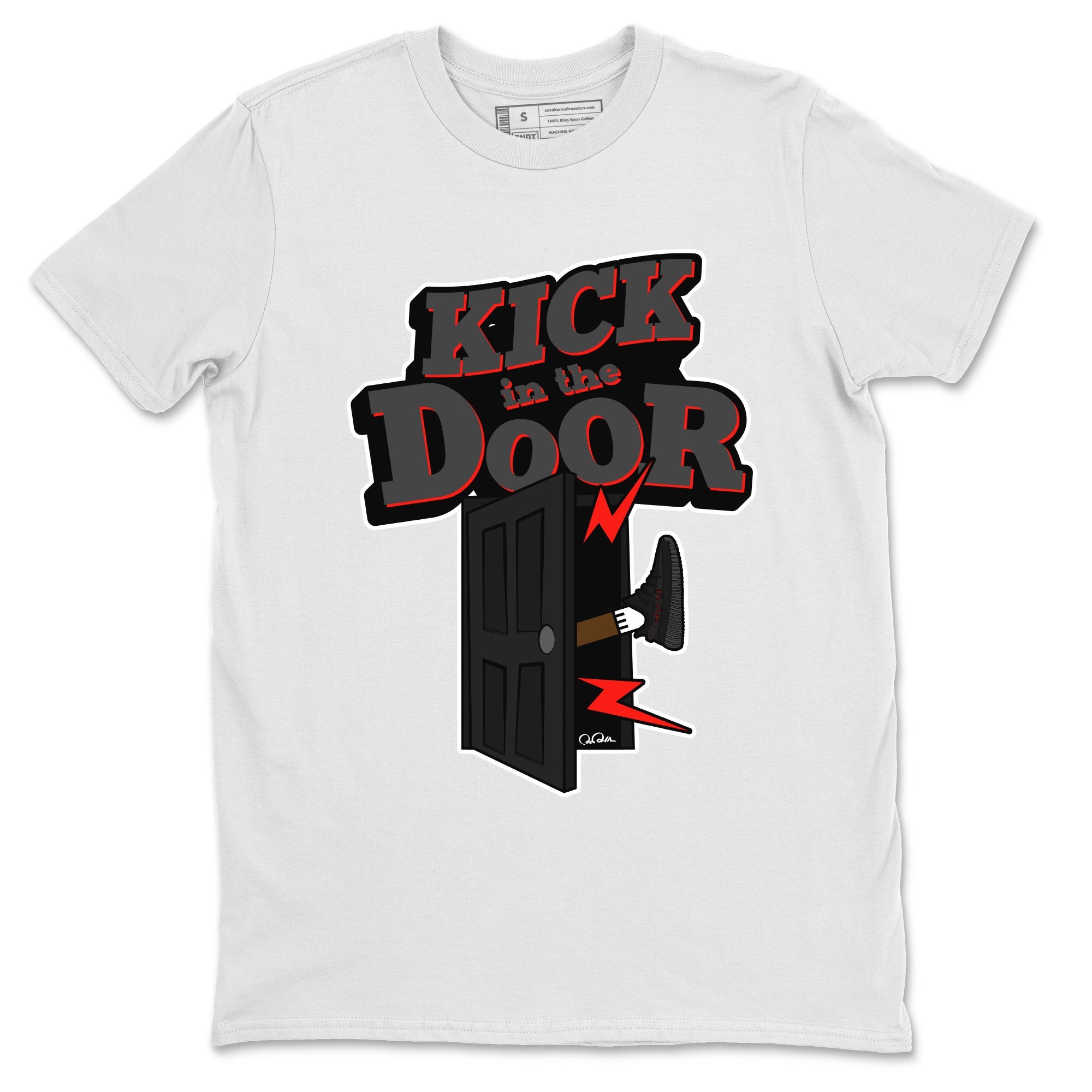 Kick In The Door snkmatch Tee - Yeezy 350 Bred