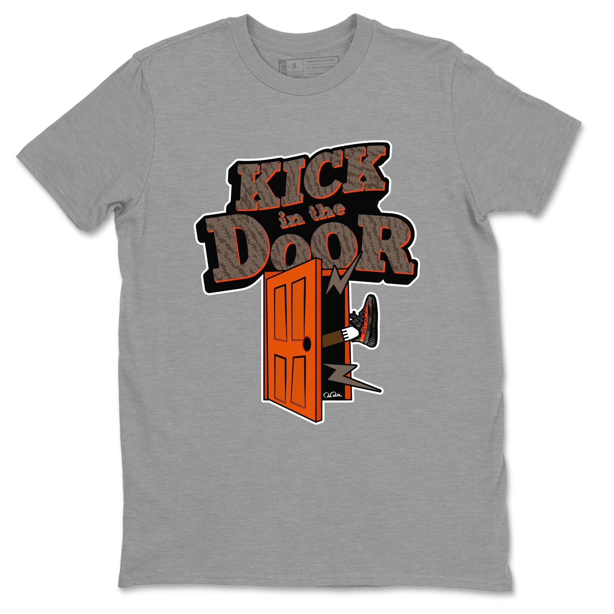 Kick In The Door snkmatch Tee - Yeezy 350 Carbon Beluga