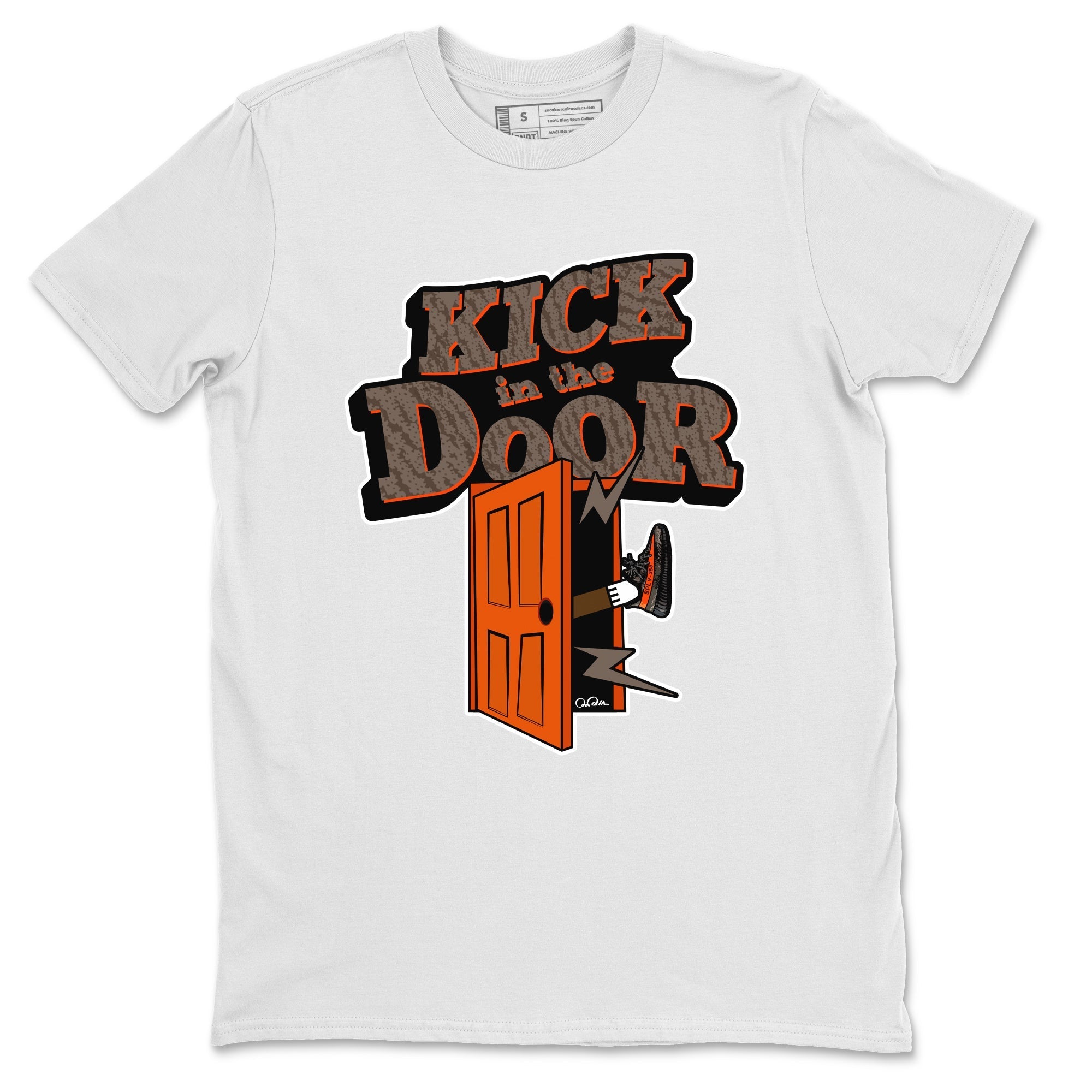 Kick In The Door snkmatch Tee - Yeezy 350 Carbon Beluga
