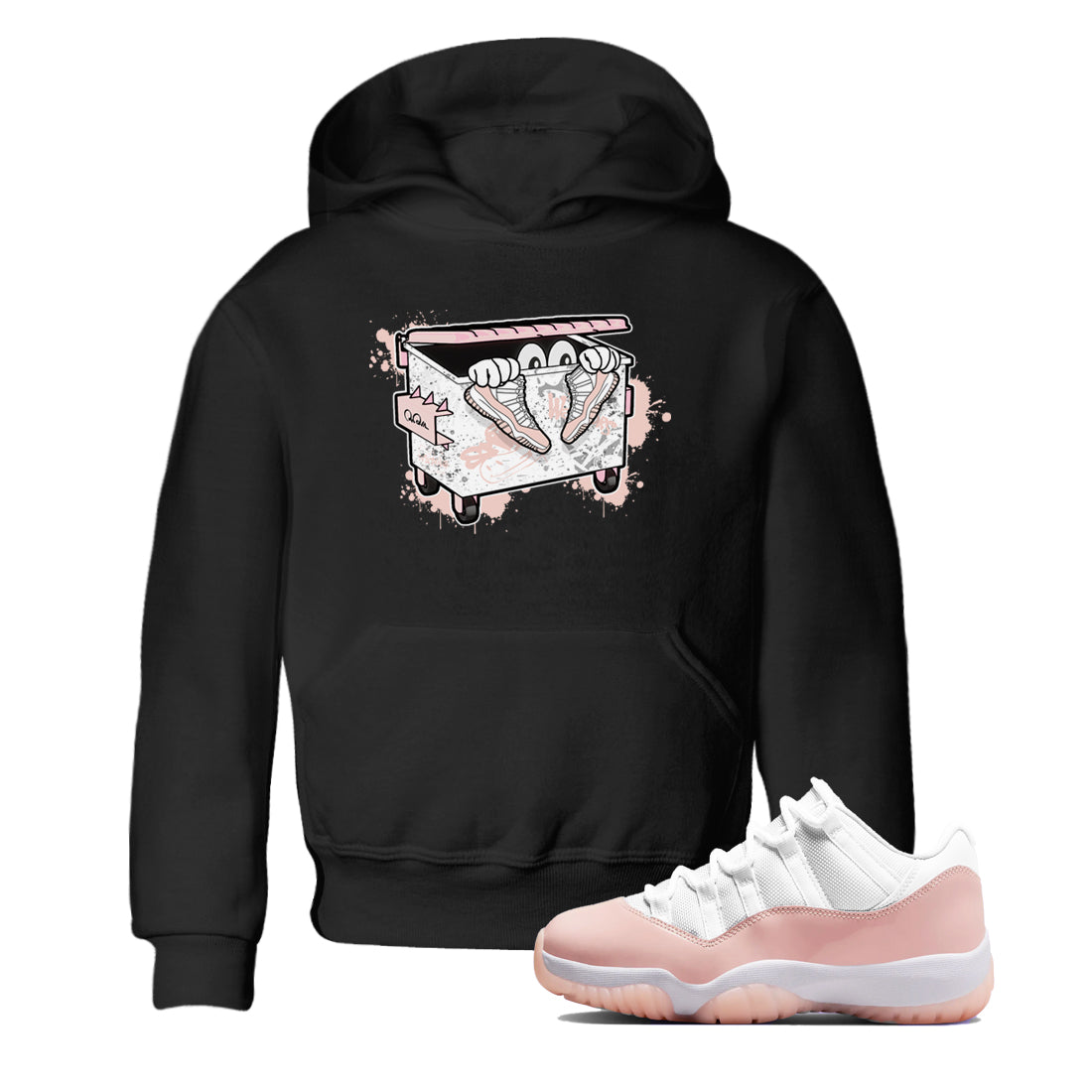 Kick Trash snkmatch Tees Kids - Air Jordan 11 Legend Pink