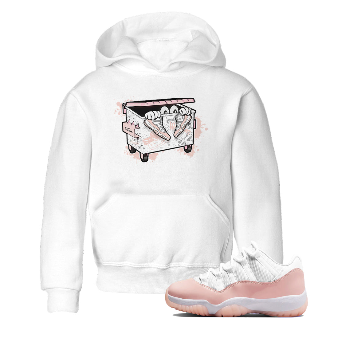 Kick Trash snkmatch Tees Kids - Air Jordan 11 Legend Pink