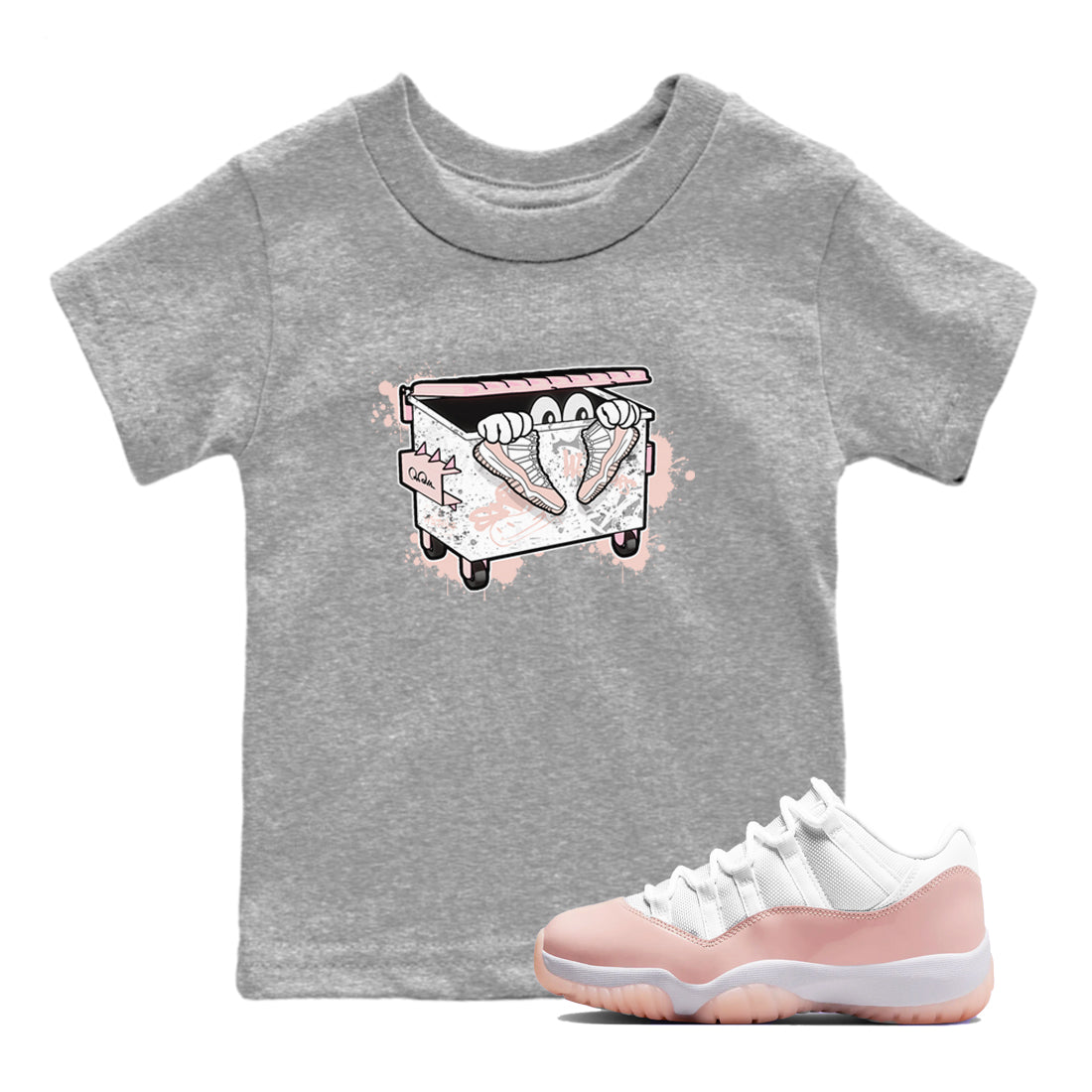 Kick Trash snkmatch Tees Kids - Air Jordan 11 Legend Pink
