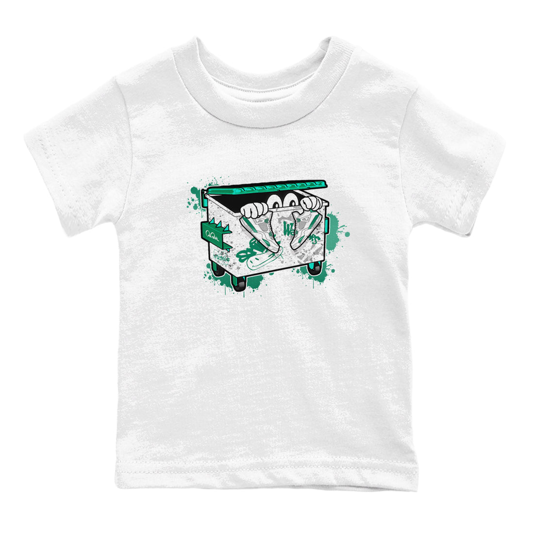 Kick Trash snkmatch Tees Kids - Air Jordan 4 Oxidized Green