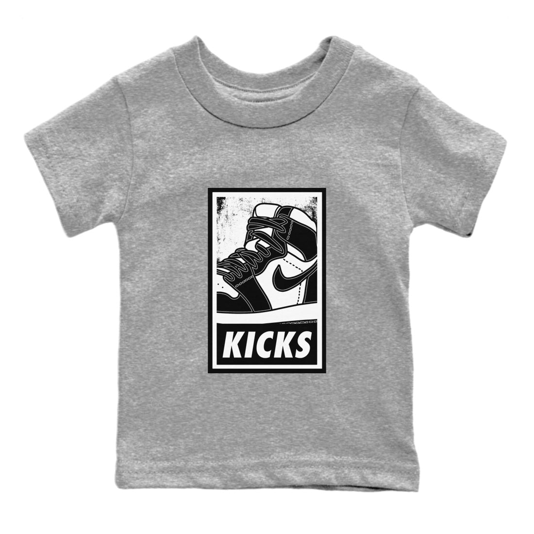 KICKS Kids Tops - Air Jordan 1 Black White