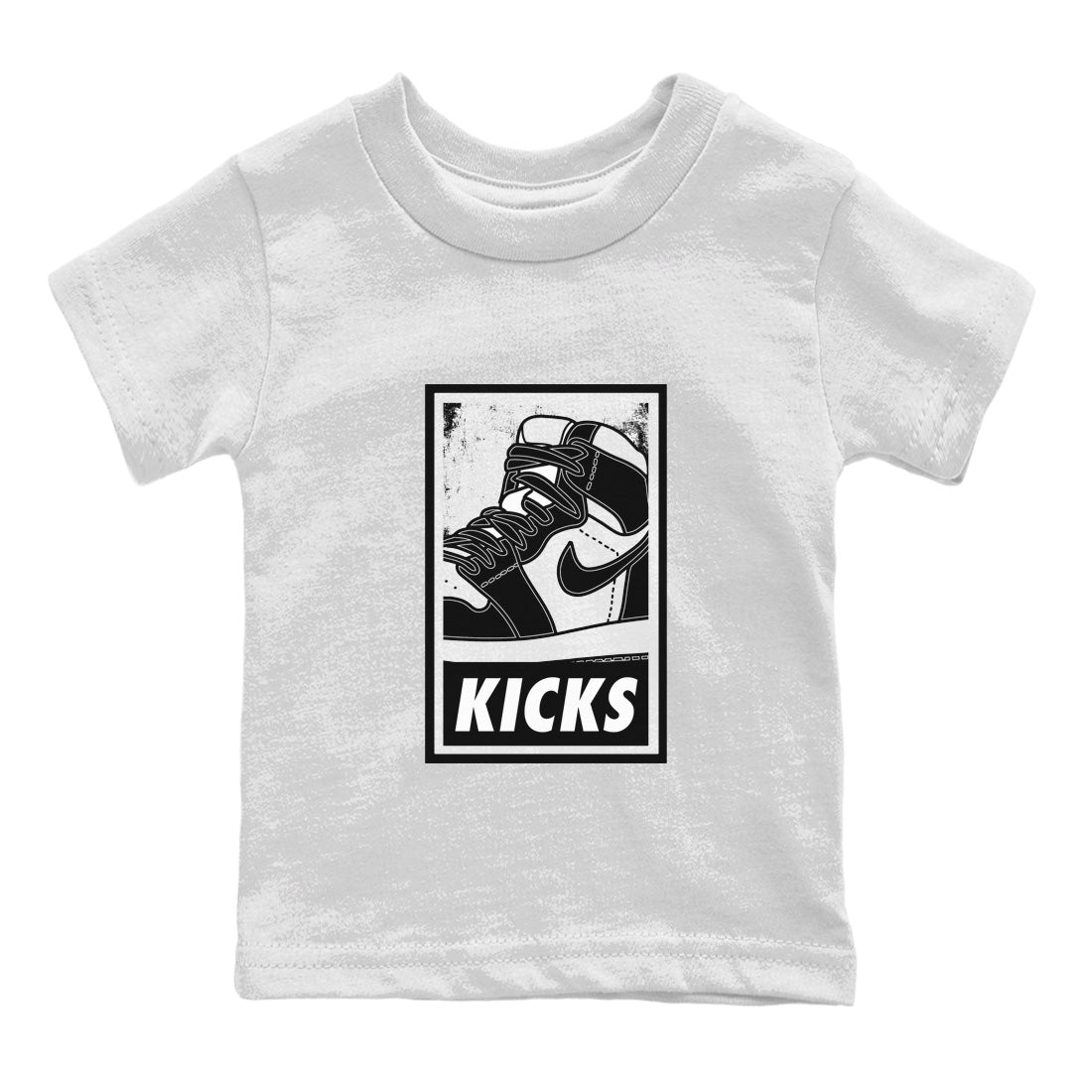 KICKS Kids Tops - Air Jordan 1 Black White