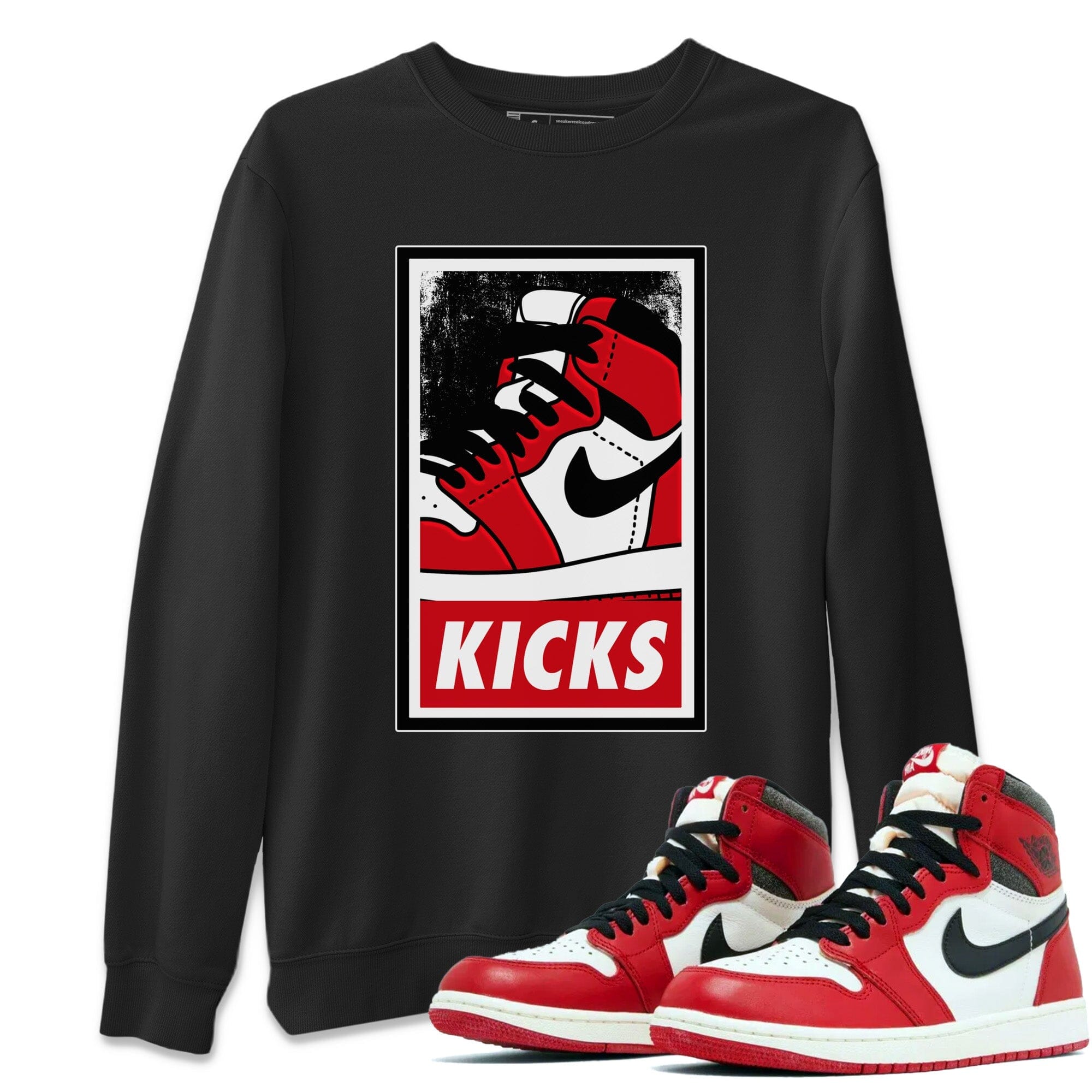 KICKS Unisex Tops - Air Jordan 1 Lost & Found