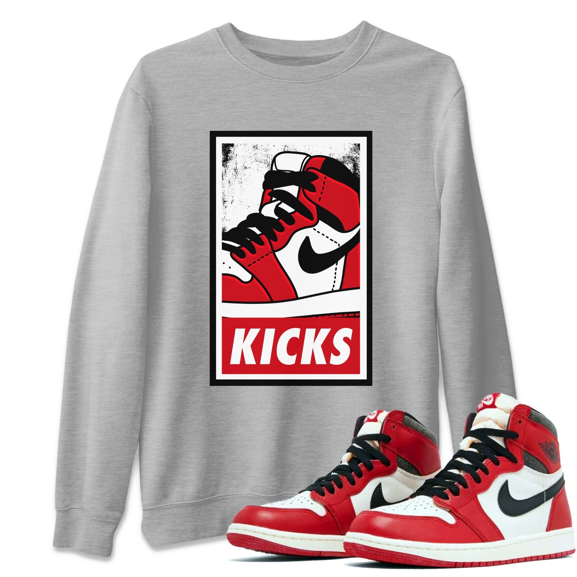 KICKS Unisex Tops - Air Jordan 1 Lost & Found