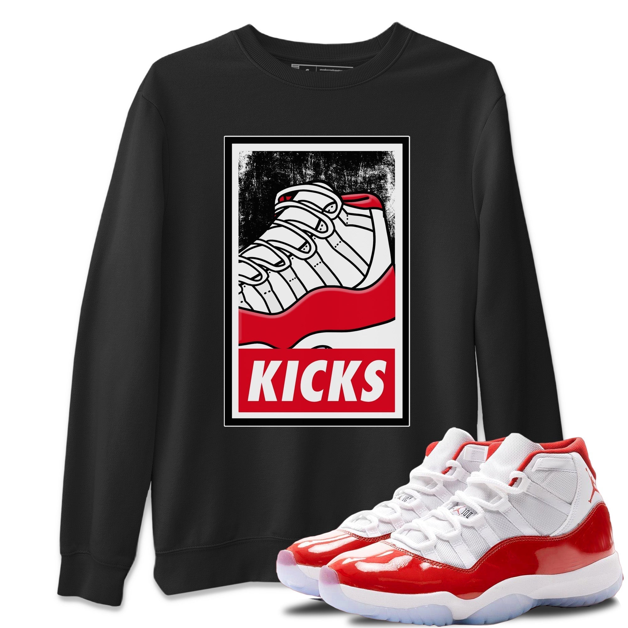 KICKS Unisex Tops - Air Jordan 11 Cherry