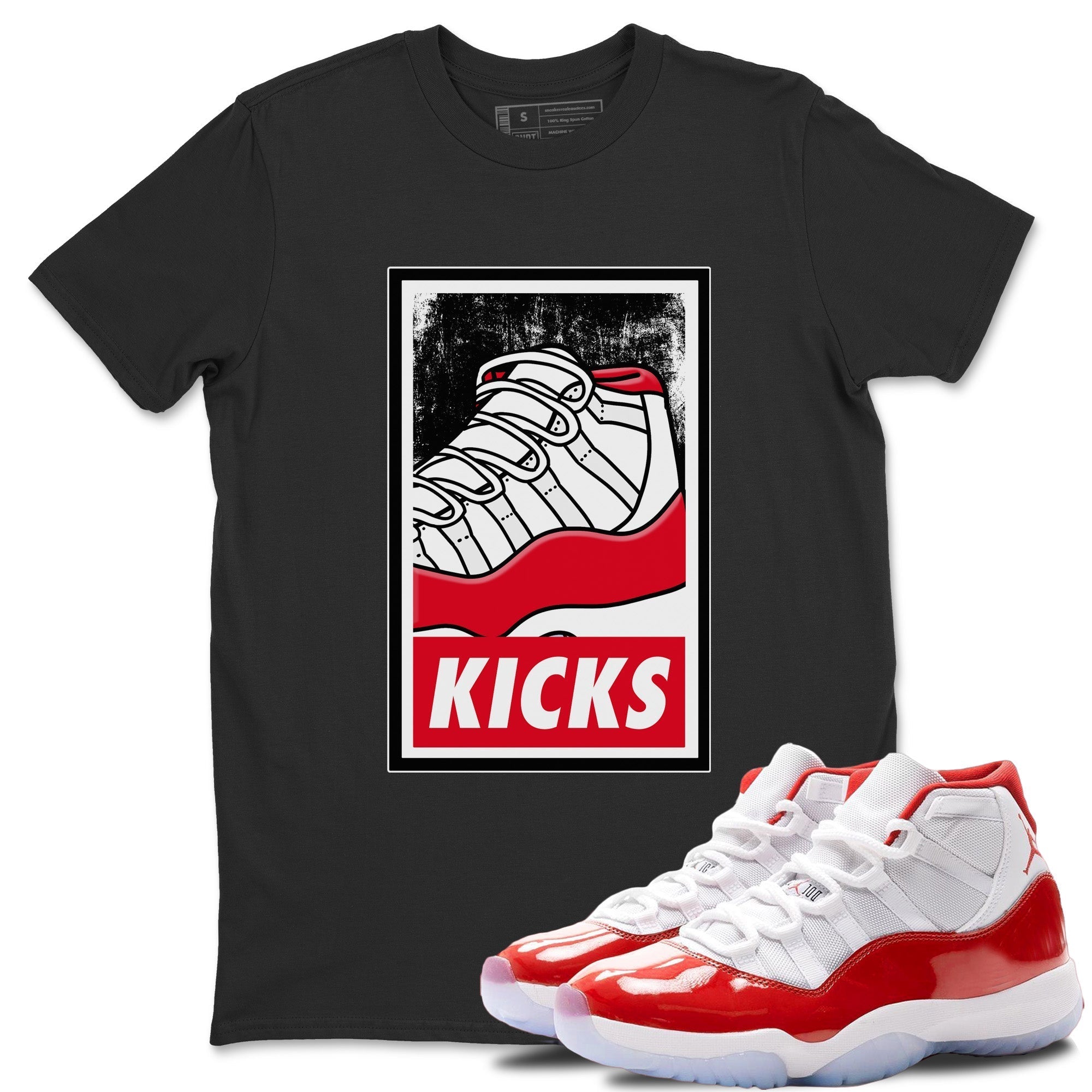 KICKS Unisex Tops - Air Jordan 11 Cherry