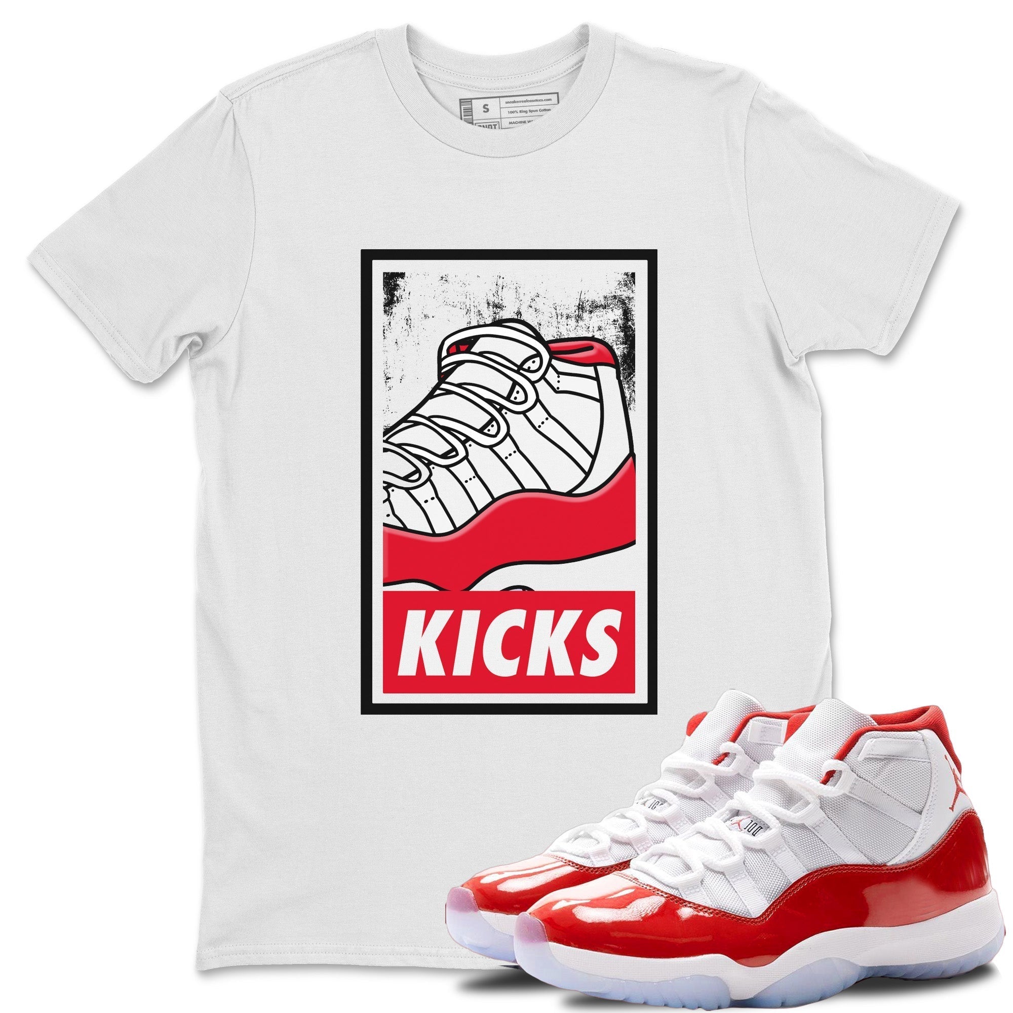 KICKS Unisex Tops - Air Jordan 11 Cherry