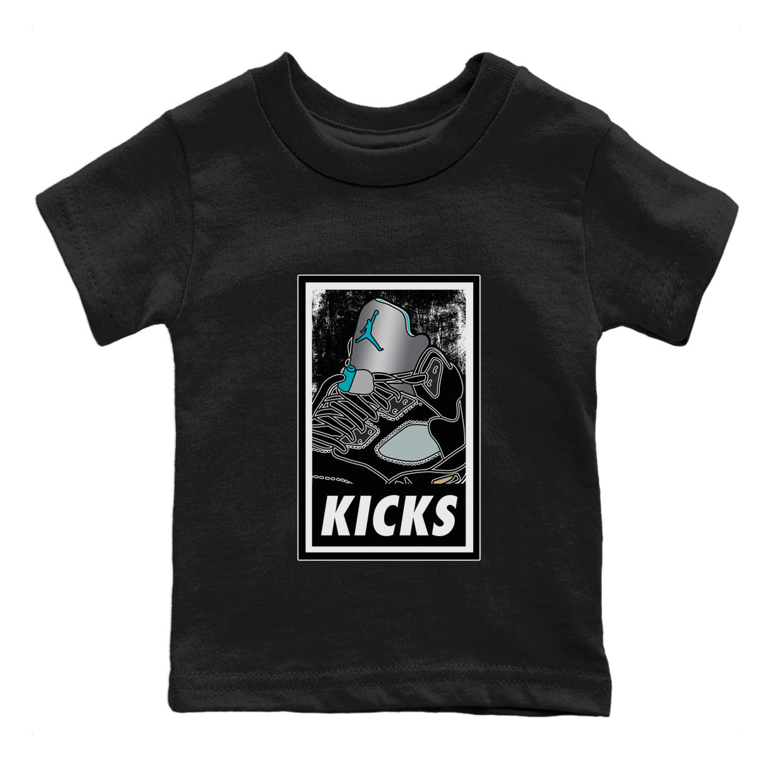KICKS Kids Tops - Air Jordan 5 Aqua