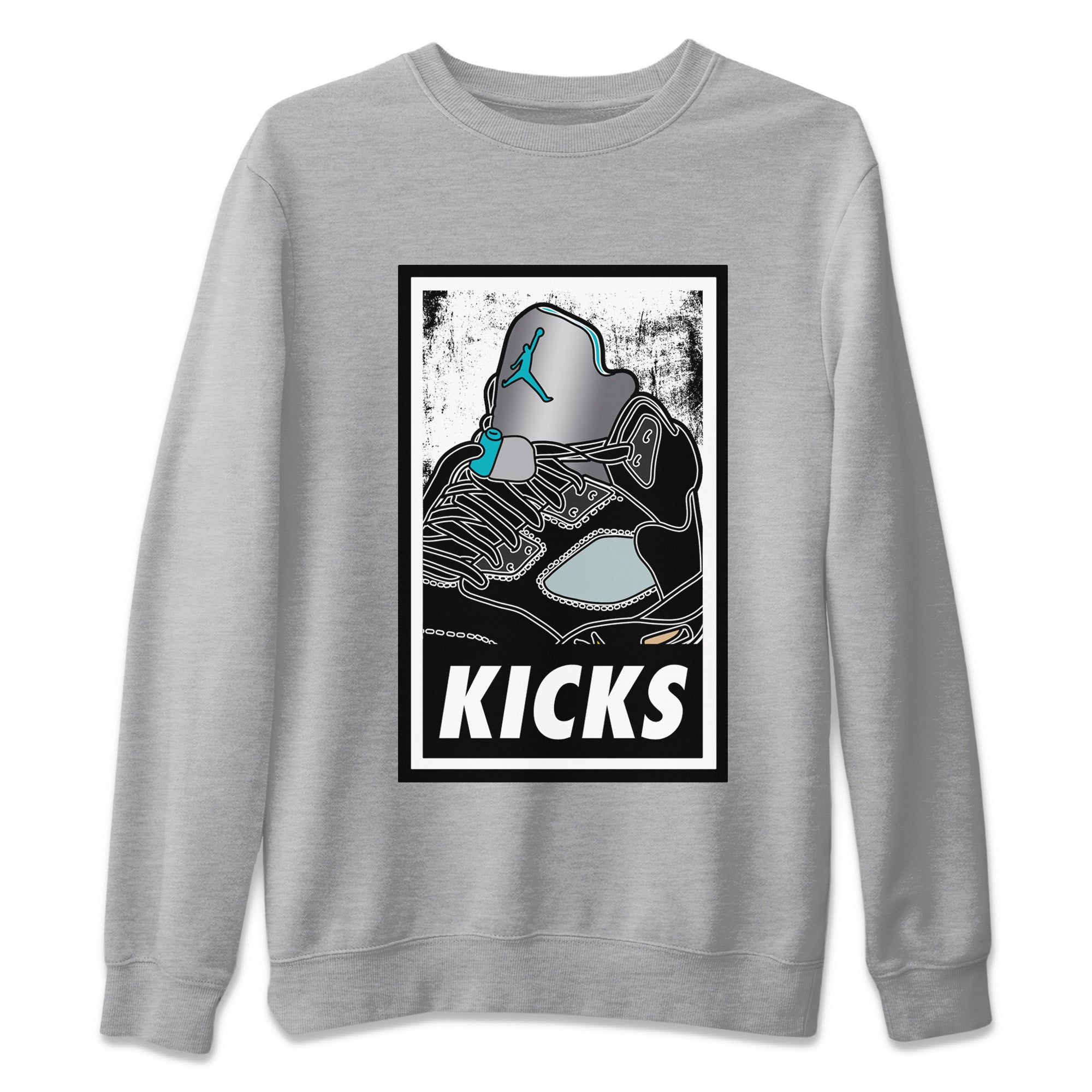 KICKS Unisex Tops - Air Jordan 5 Aqua