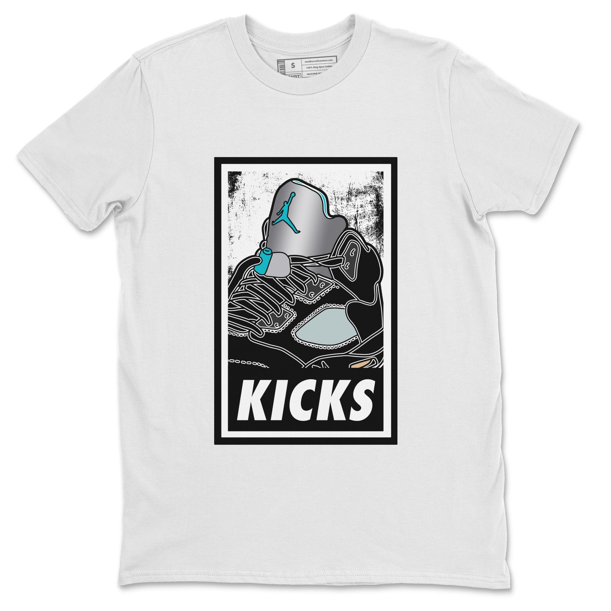 KICKS Unisex Tops - Air Jordan 5 Aqua
