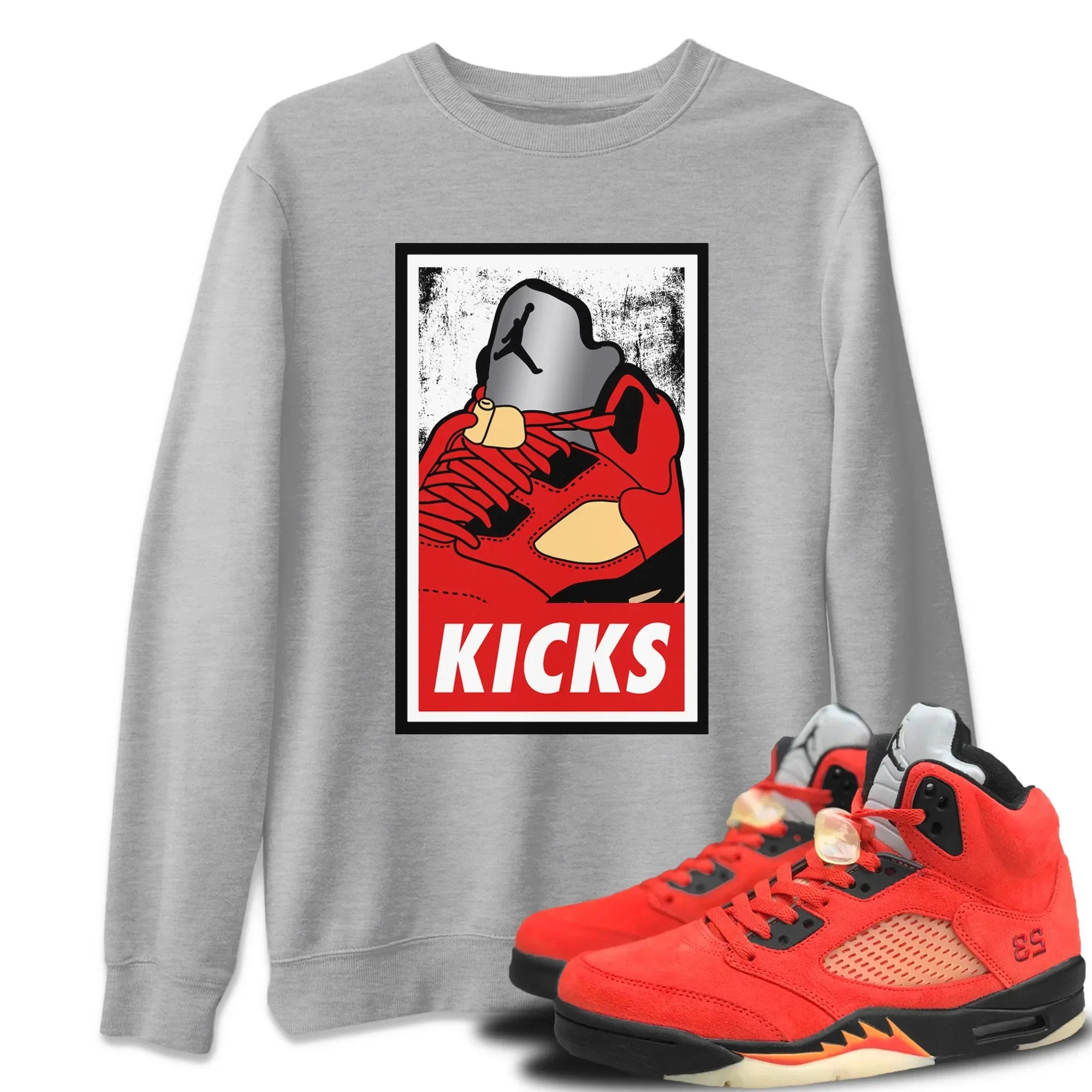 KICKS Unisex Tops - Air Jordan 5 Mars For Her