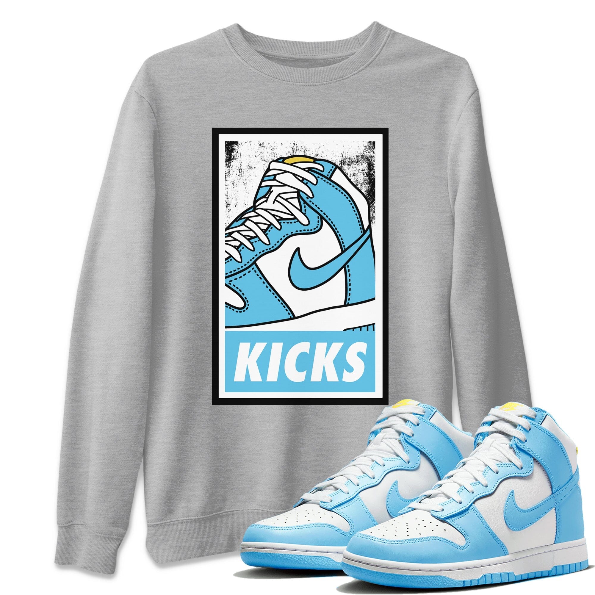 KICKS Unisex Tops - Dunk Blue Chill