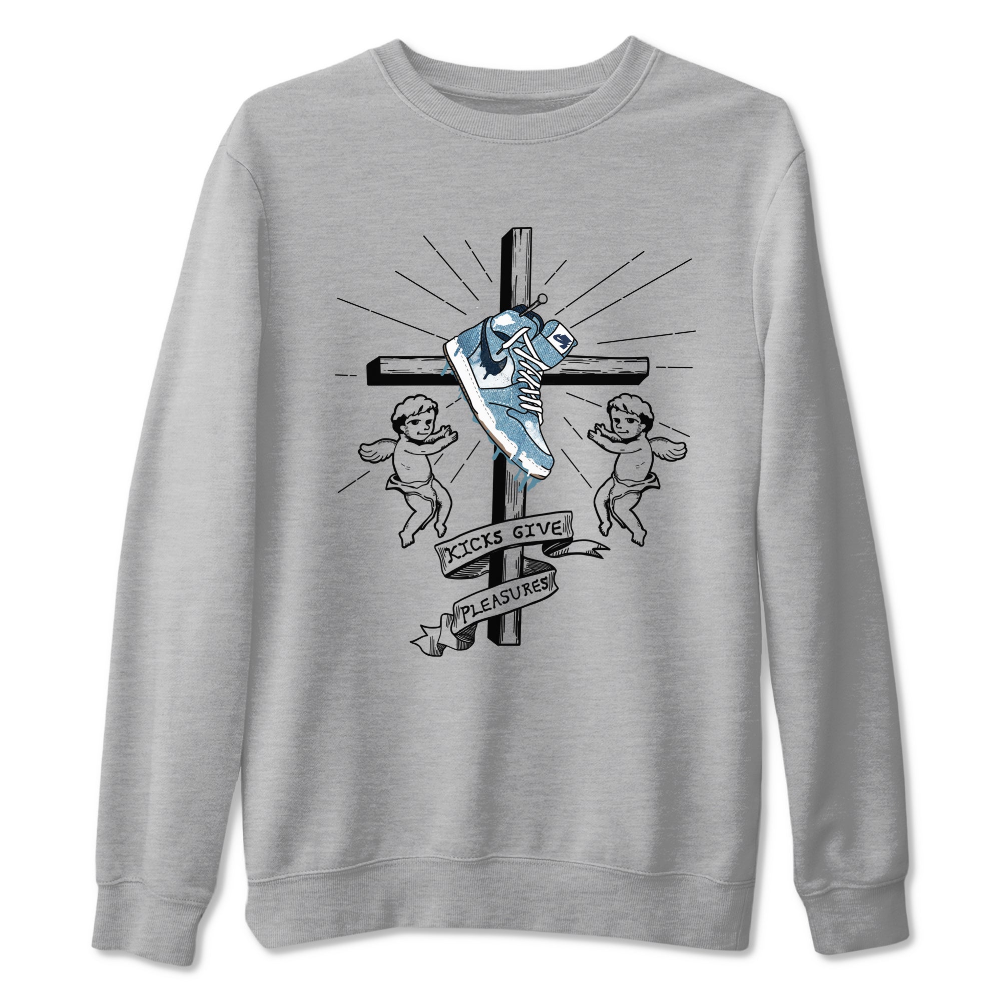 Kicks Give Pleasures snkmatch Tees - Air Jordan 1 Denim 2024