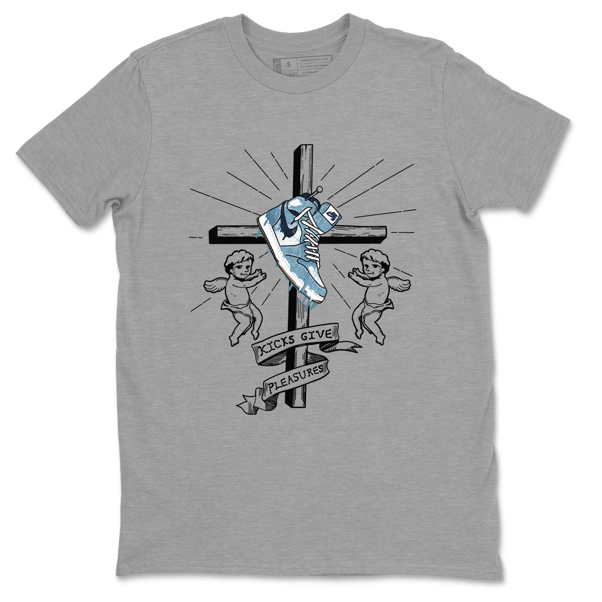 Kicks Give Pleasures snkmatch Tees - Air Jordan 1 Denim 2024