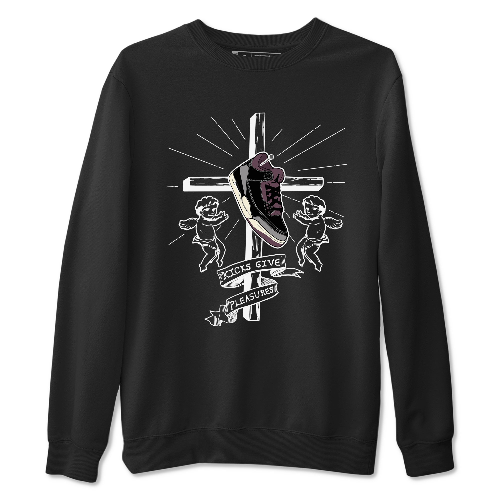 Kicks Give Pleasures snkmatch Tees - Air Jordan 3 A Ma Maniere x Black