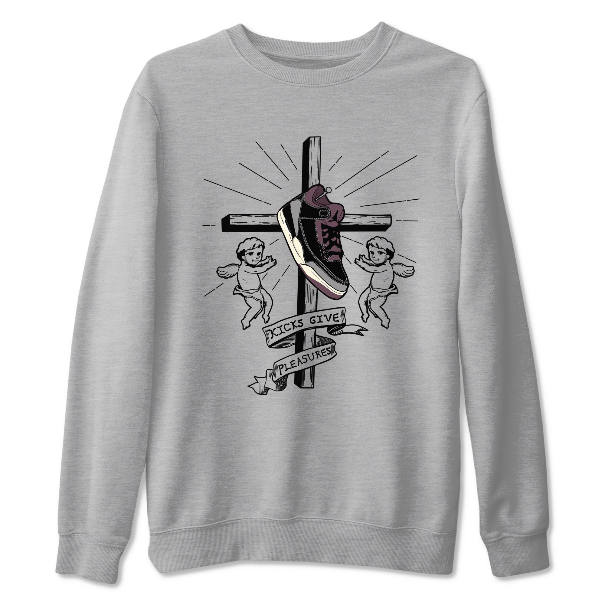 Kicks Give Pleasures snkmatch Tees - Air Jordan 3 A Ma Maniere x Black