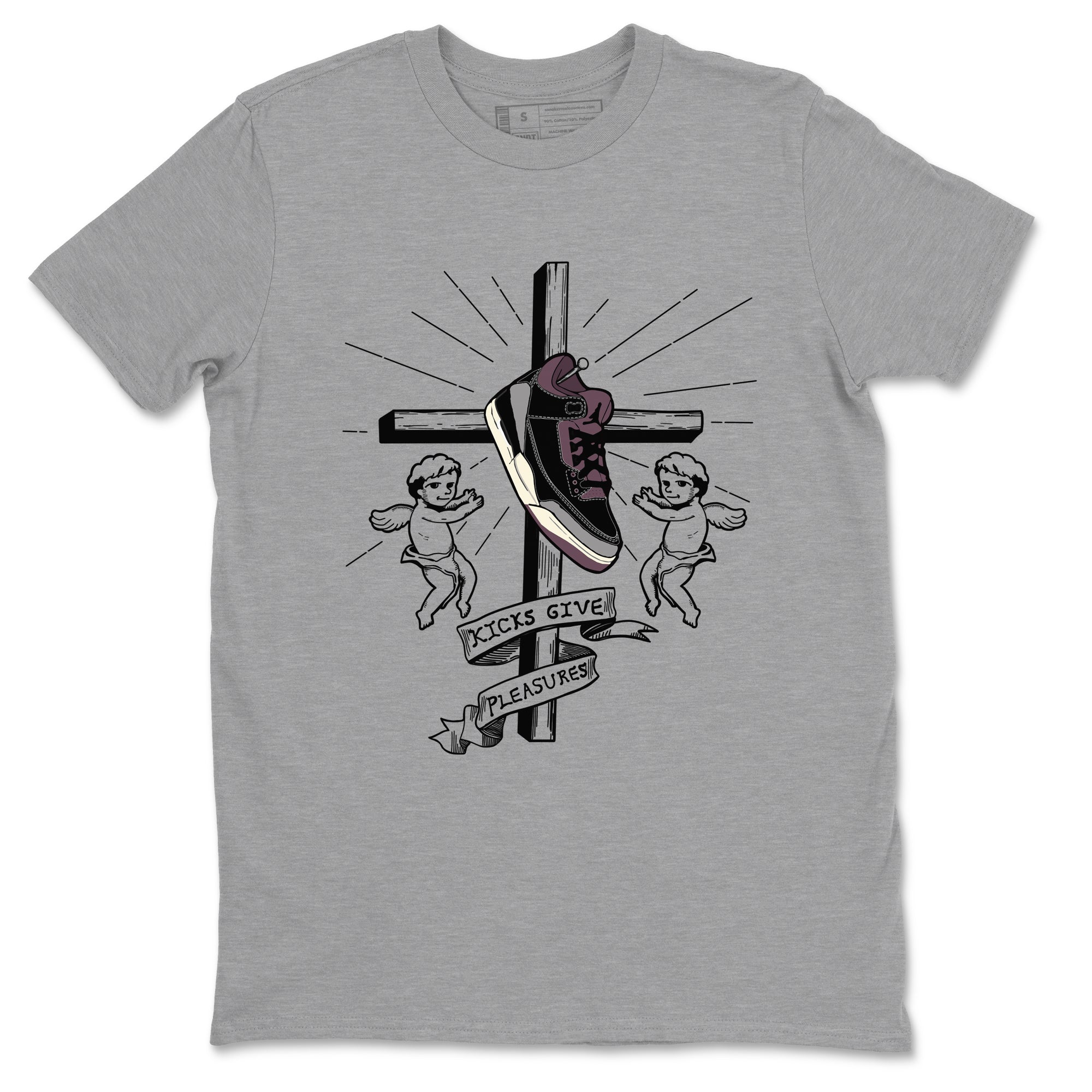Kicks Give Pleasures snkmatch Tees - Air Jordan 3 A Ma Maniere x Black