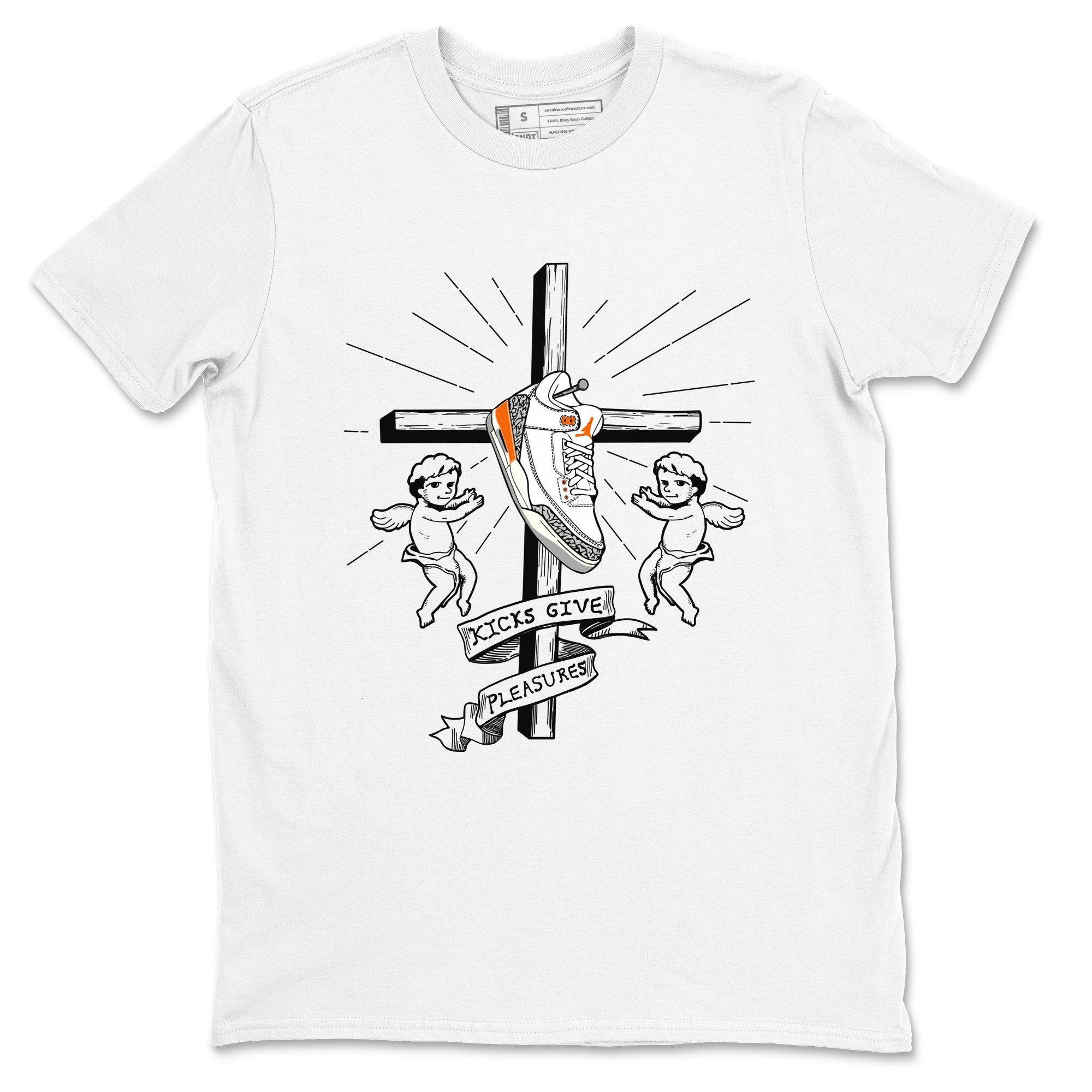 Kicks Give Pleasures snkmatch Tees - Air Jordan 3 Georgia Peach