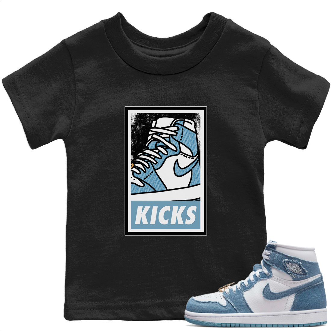 KICKS Kids Tops - Air Jordan 1 Denim