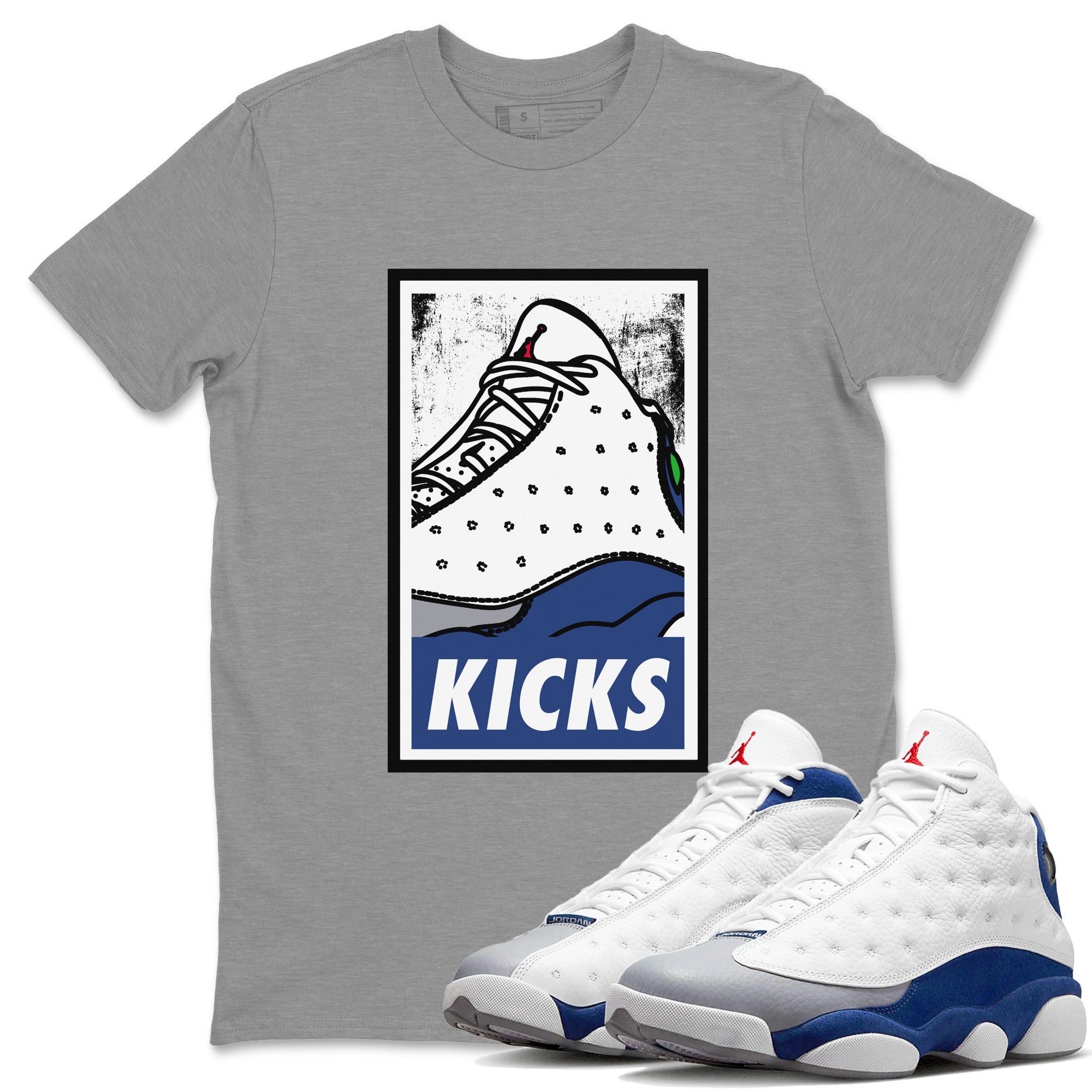 KICKS Unisex Tops - Air Jordan 13 French Blue