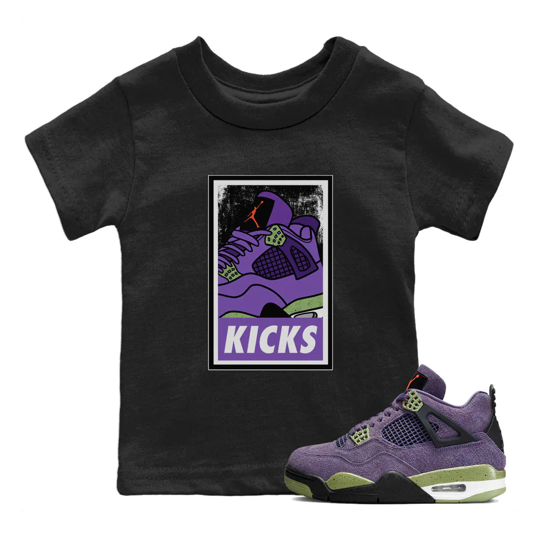 KICKS Kids Tops - Air Jordan 4 Canyon Purple