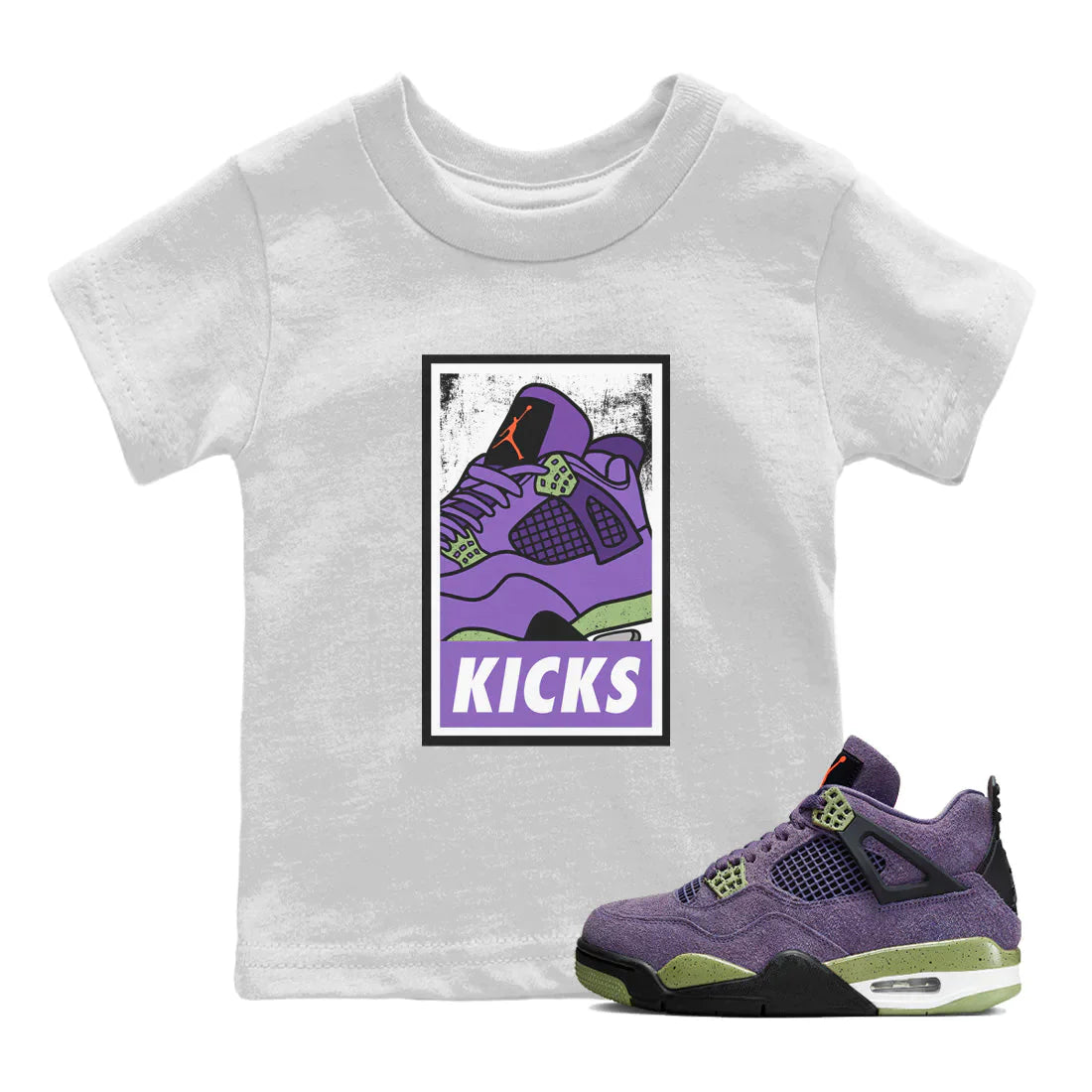 KICKS Kids Tops - Air Jordan 4 Canyon Purple