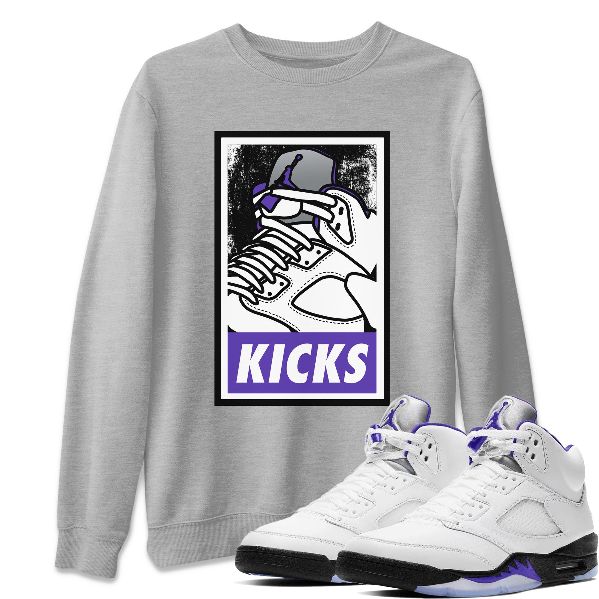 KICKS Unisex Tops - Air Jordan 5 Concord