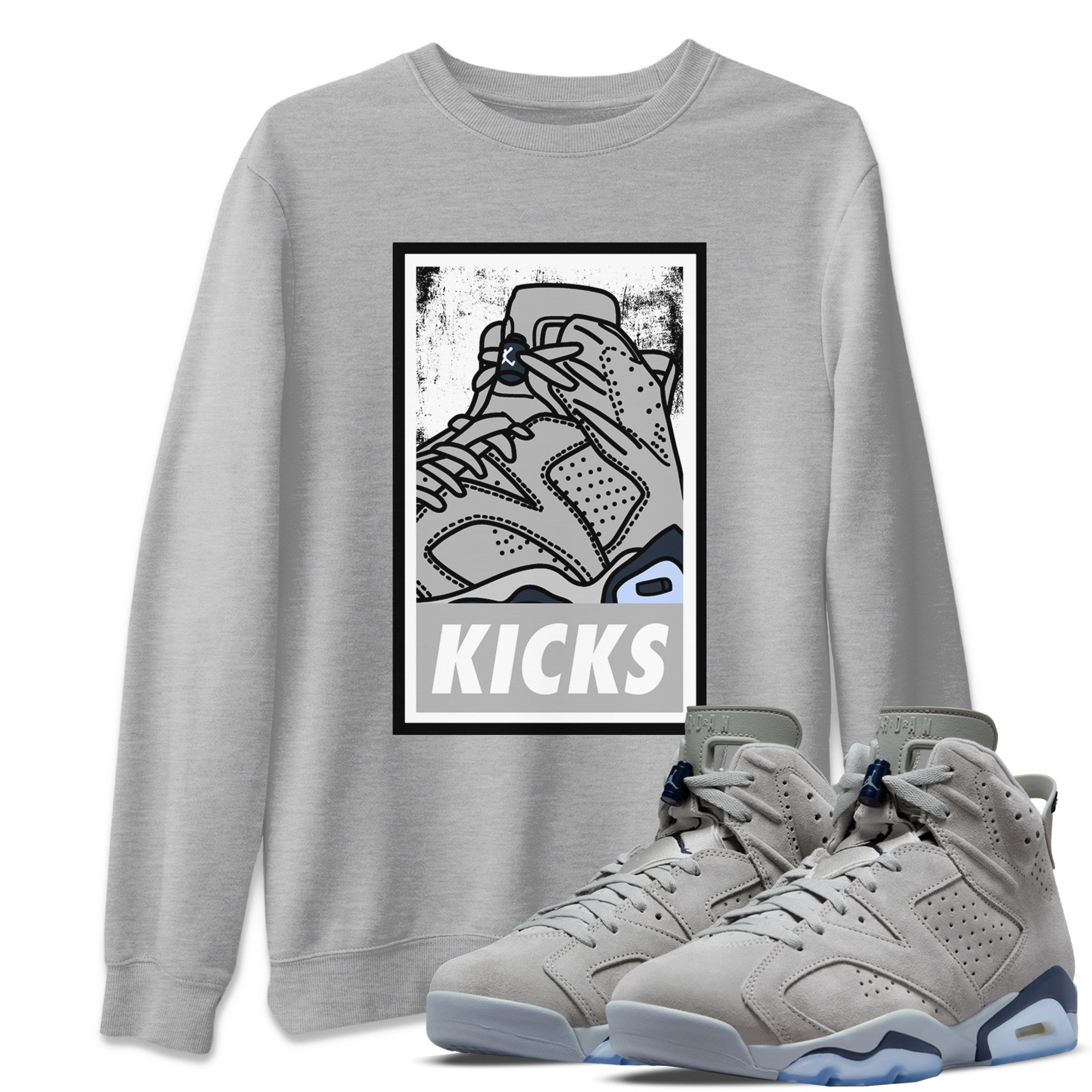 KICKS Unisex Tops - Air Jordan 6 Georgetown