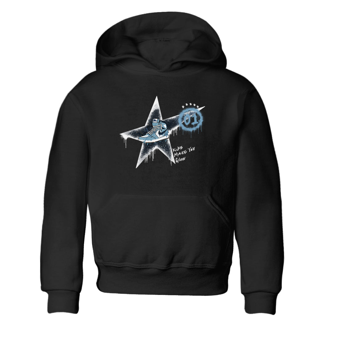Kicks Make You Glow snkmatch Tees Kids - Air Jordan 1 Denim 2024