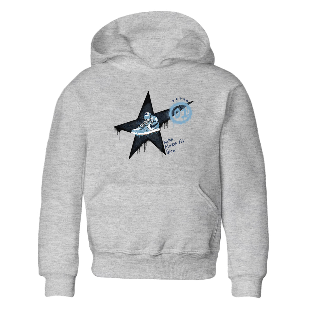 Kicks Make You Glow snkmatch Tees Kids - Air Jordan 1 Denim 2024