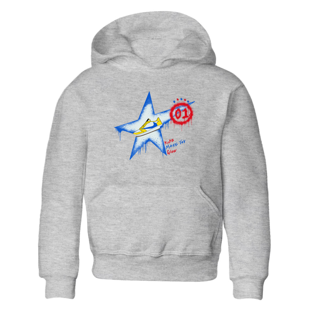 Kicks Make You Glow snkmatch Tees Kids - Air Jordan 1 Travis Scott Canary