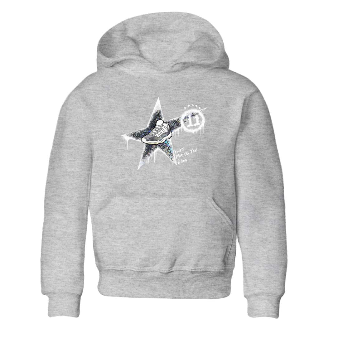 Kicks Make You Glow snkmatch Tees Kids - Air Jordan 11 Year Of The Snake