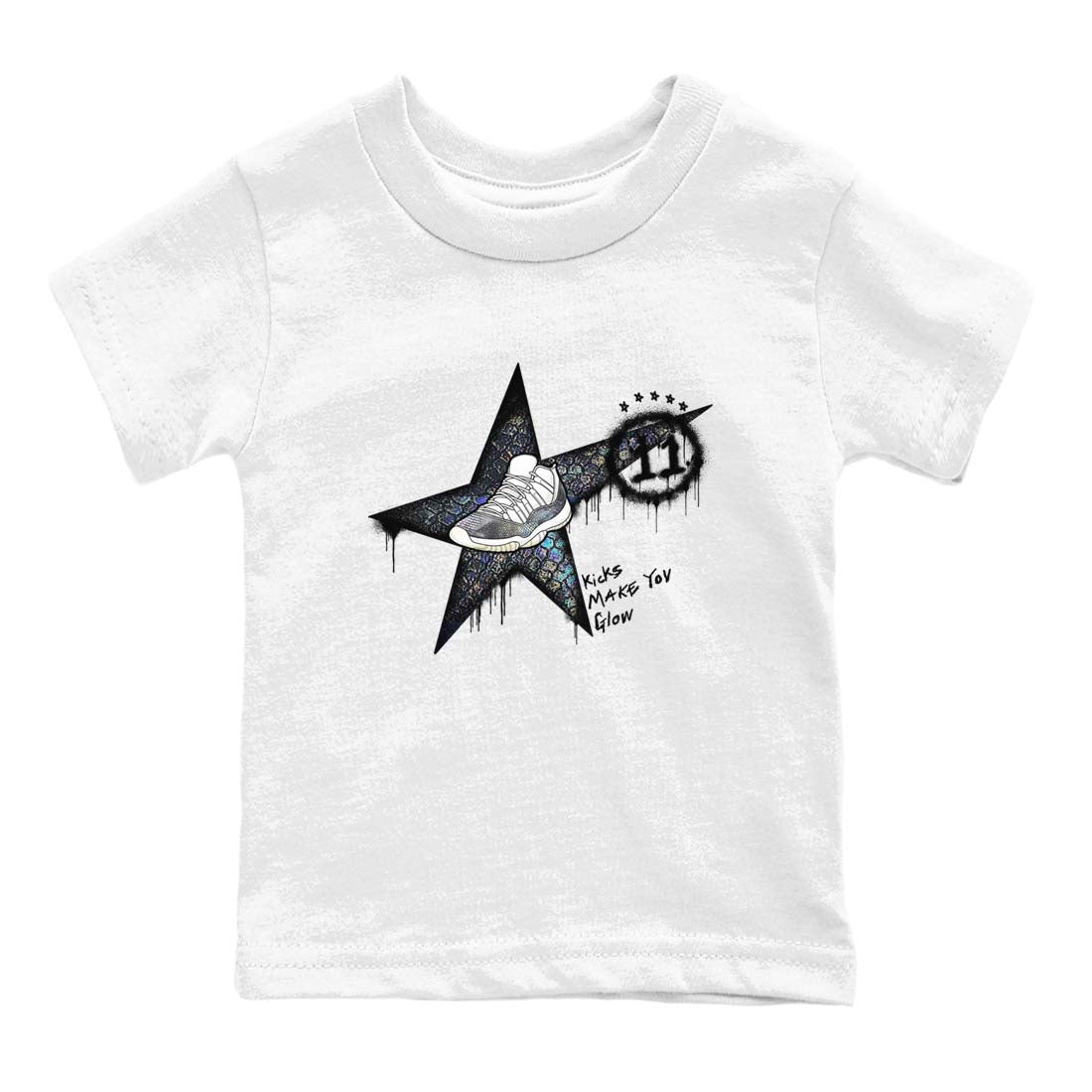 Kicks Make You Glow snkmatch Tees Kids - Air Jordan 11 Year Of The Snake