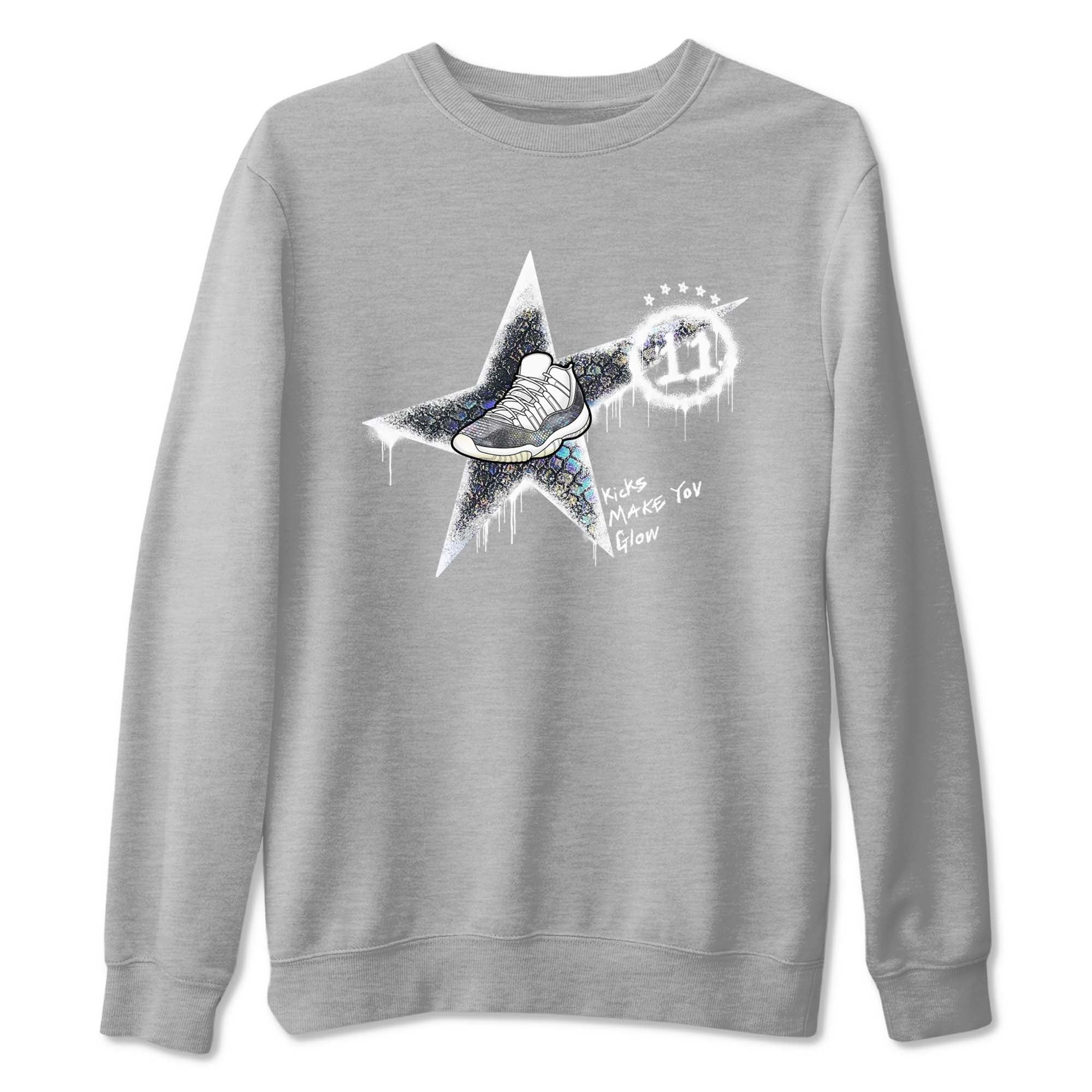 Kicks Make You Glow snkmatch Tees - Air Jordan 11 Year Of The Snake