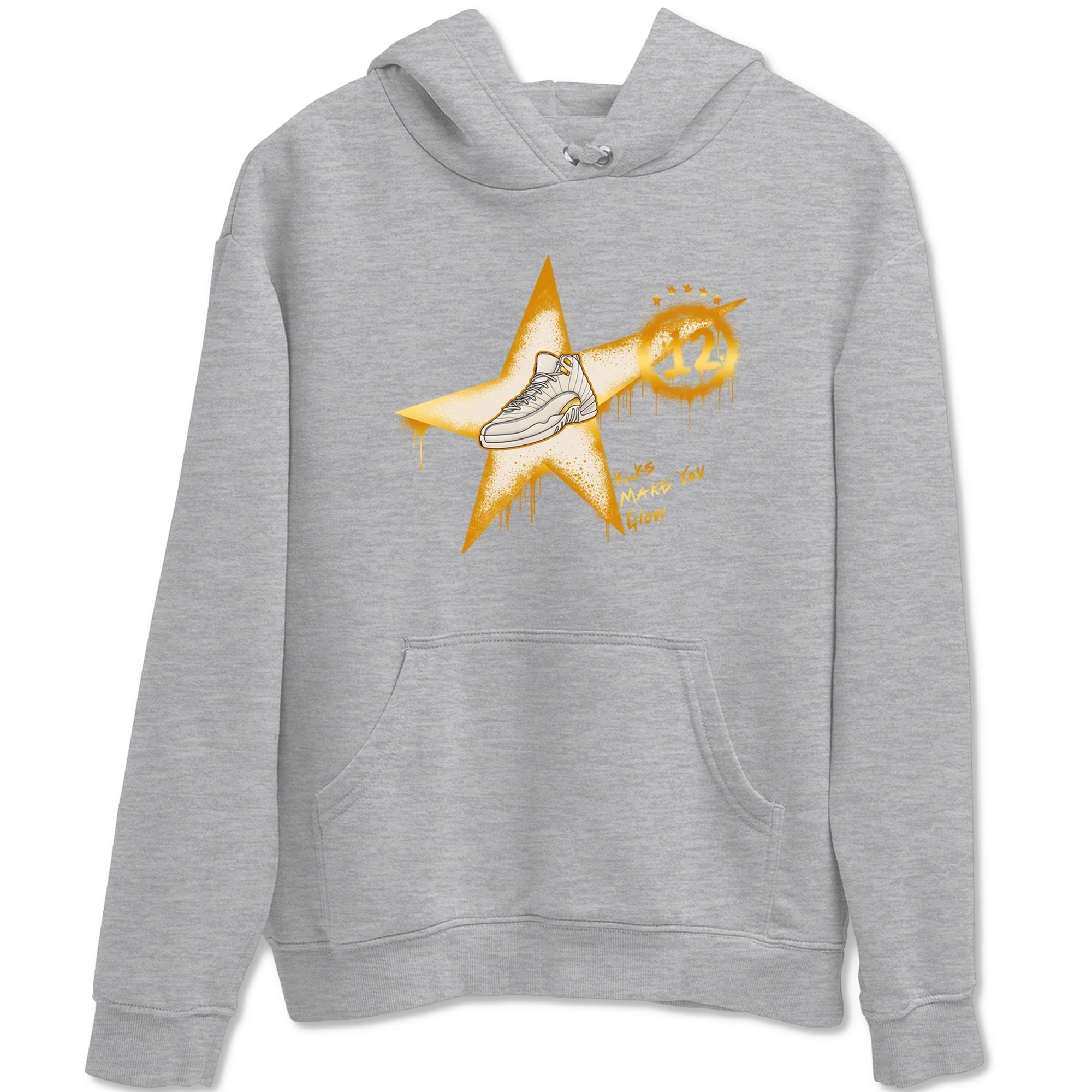 Kicks Make You Glow snkmatch Tees - Air Jordan 12 Phantom